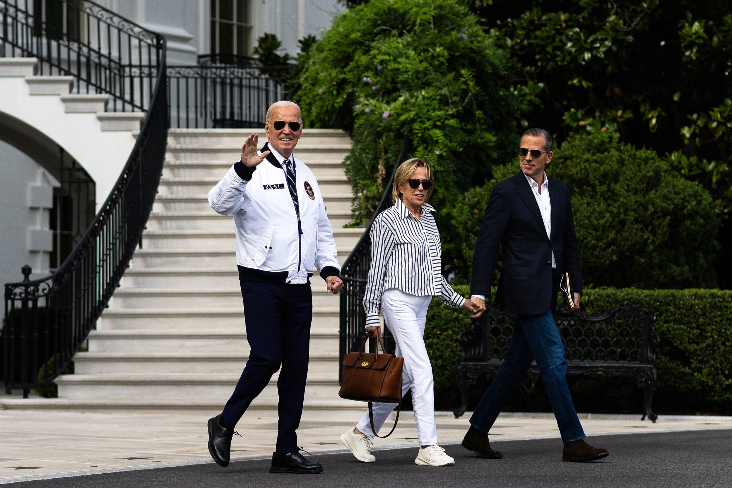 Image: President Joe Biden Departs The White House For Camp David politics political politician