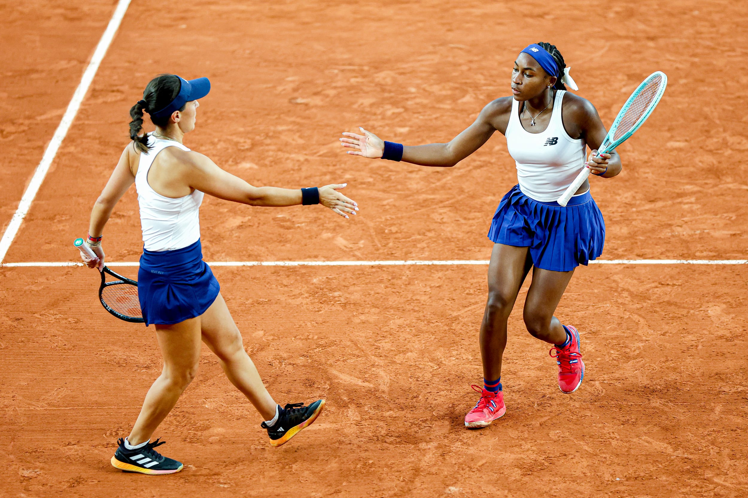 Jessica Pegula and Coco Gauff.