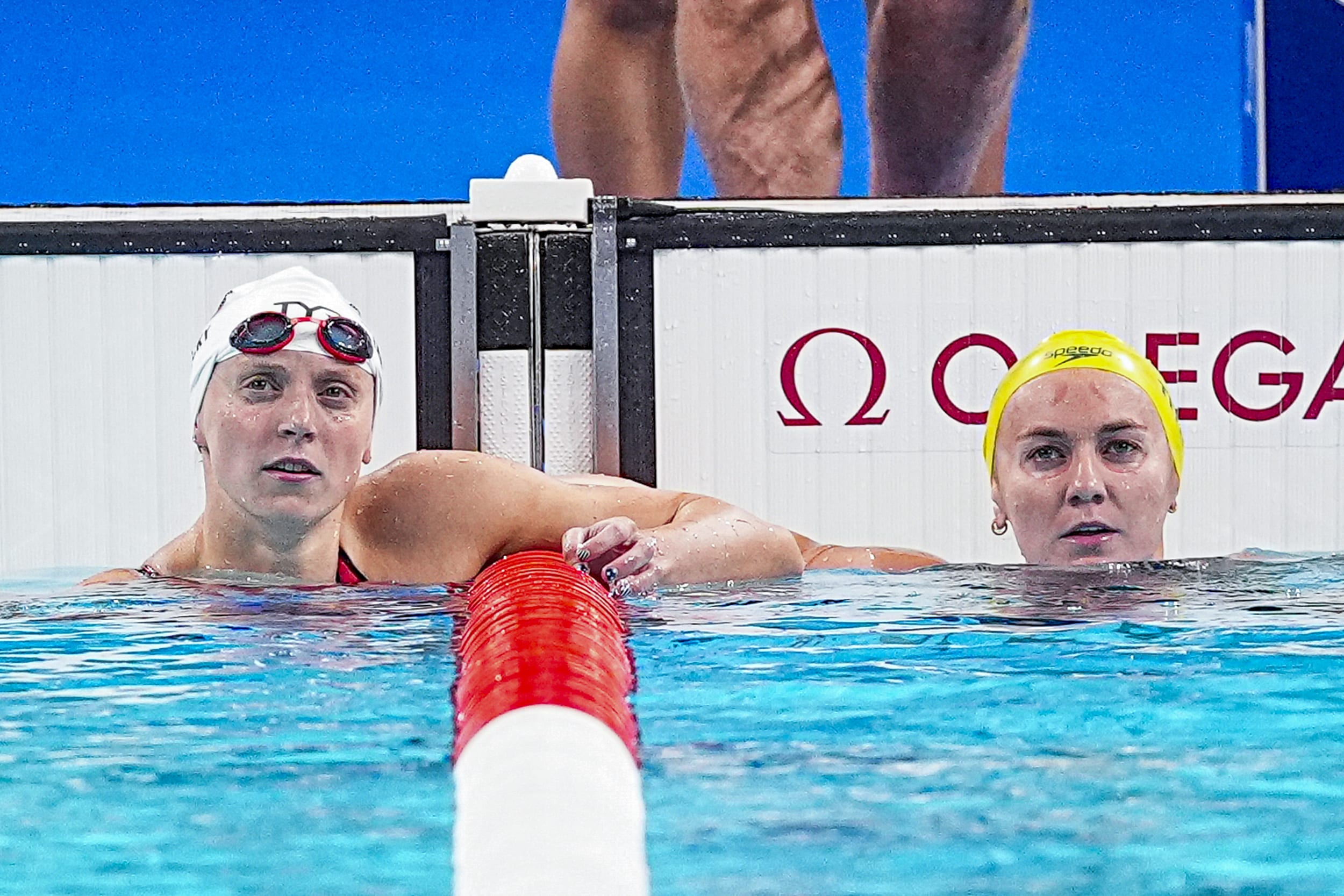 Katie Ledecky and Ariarne Titmus.