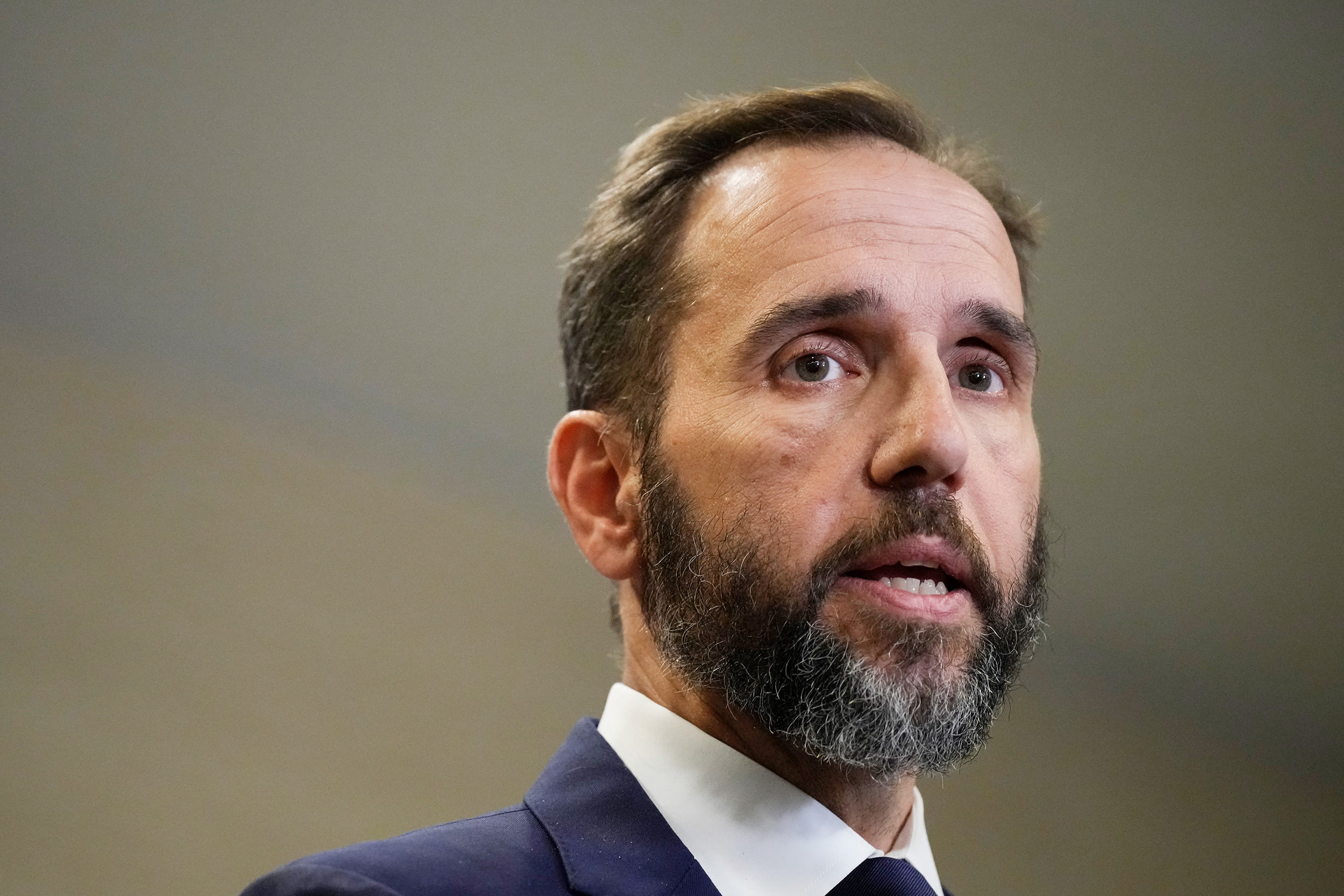 Jack Smith delivers remarks