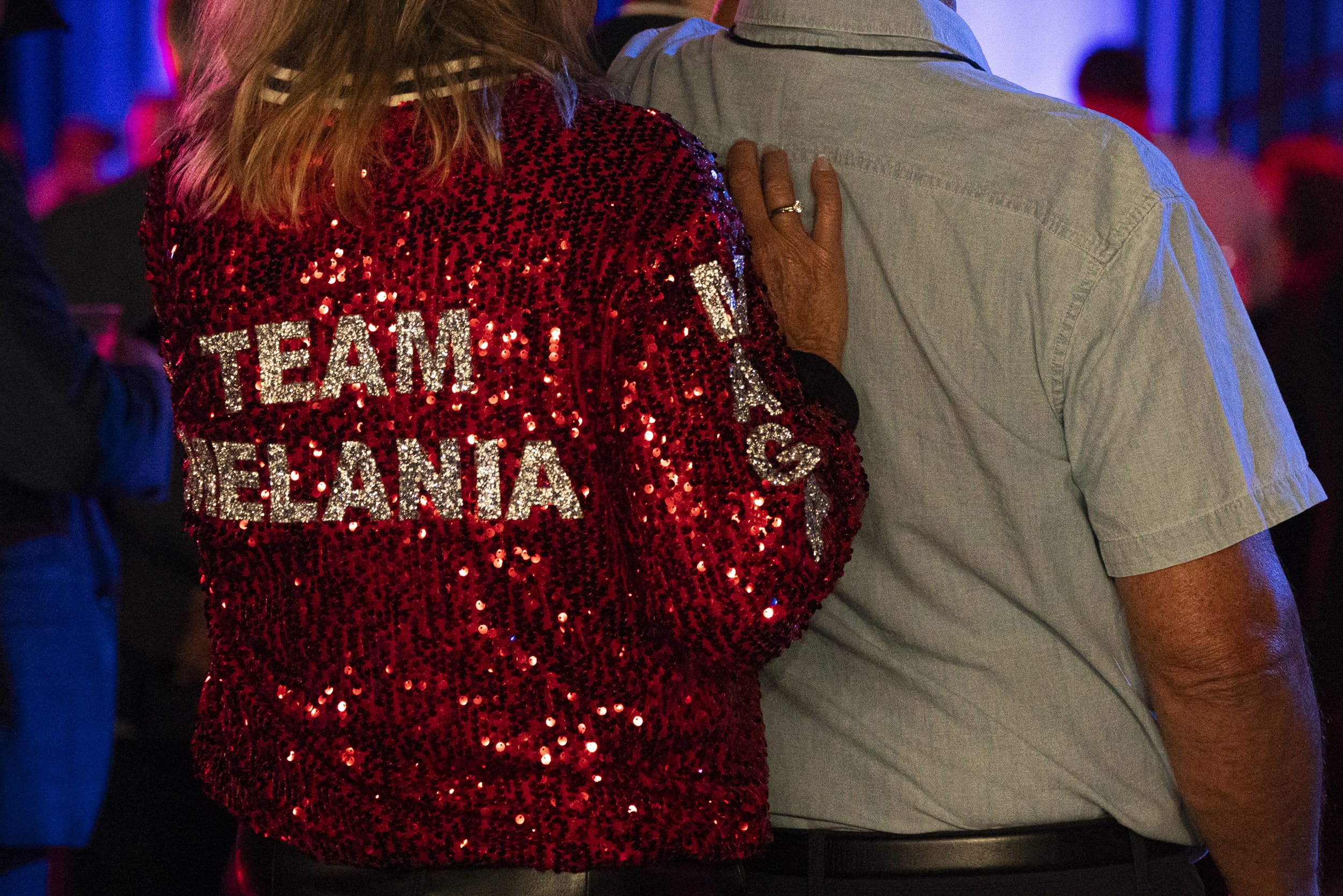 Trump supporters at Donald J. Trump’s Election Night Watch Party 