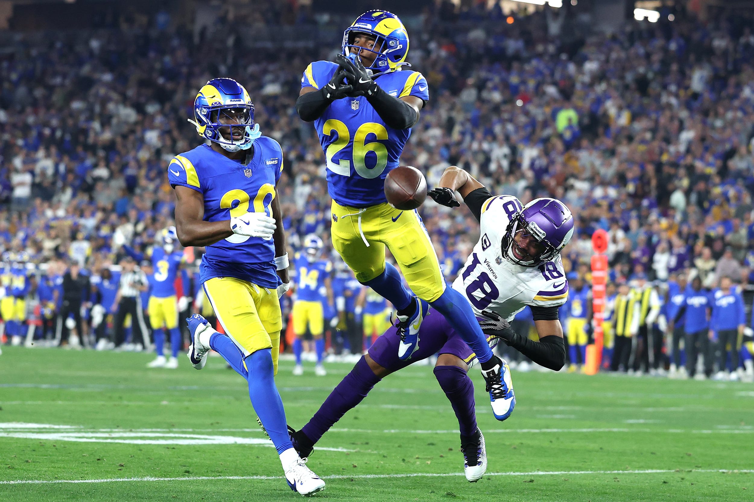 Image: NFC Wild Card Playoffs: Minnesota Vikings v Los Angeles Rams Kamren Kinchens