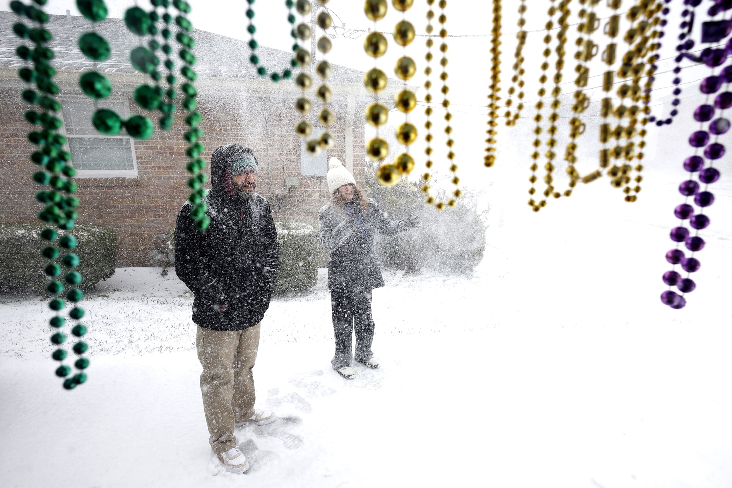 Large Winter Storm Brings Rare Snowfall To Large Swath Of Southern States