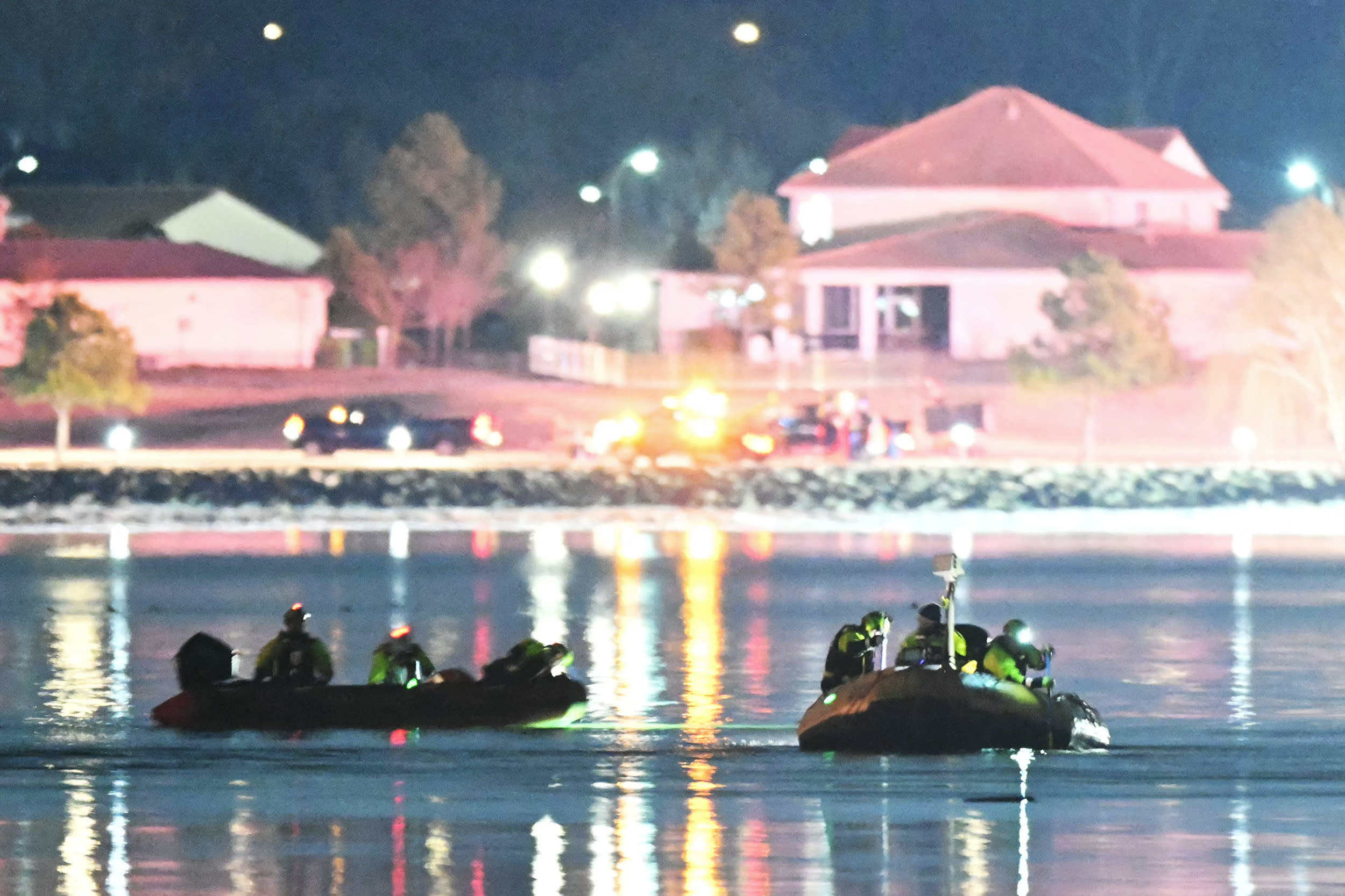 A regional jet from Kansas crashed into Washington's Potomac River after colliding mid-air with a military helicopter near Reagan National Airport, officials said January 29, prompting a major emergency response and grounding all flights.