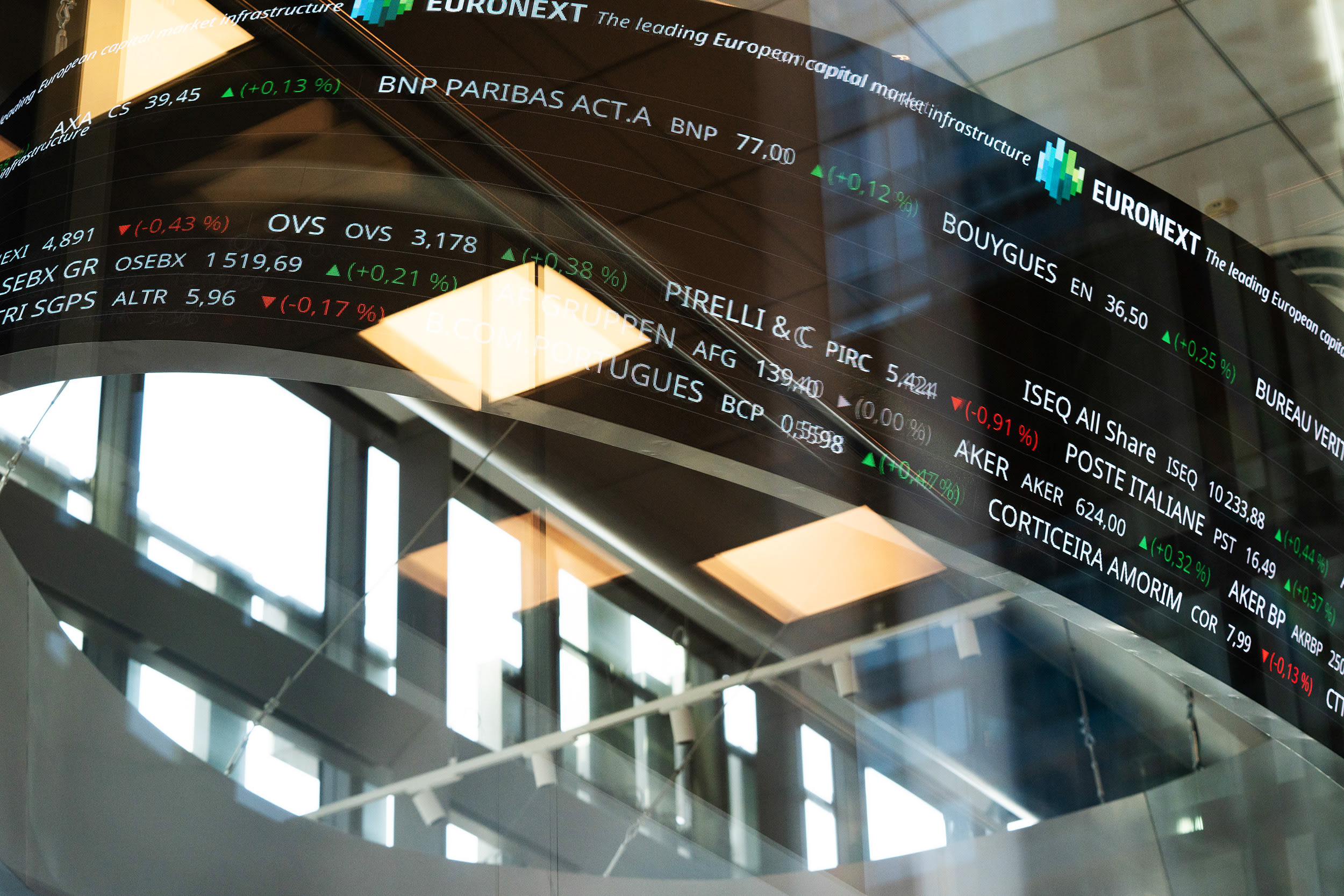 France's Euronext NV as US Tariffs Angst Shifts European Markets