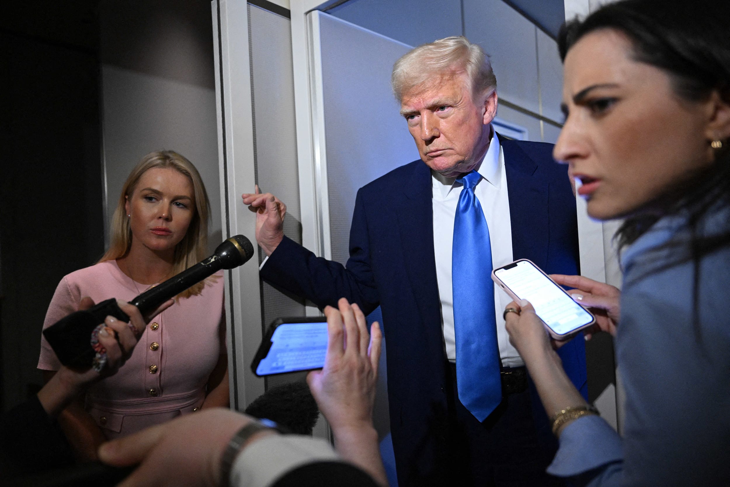 Trump on Air Force One