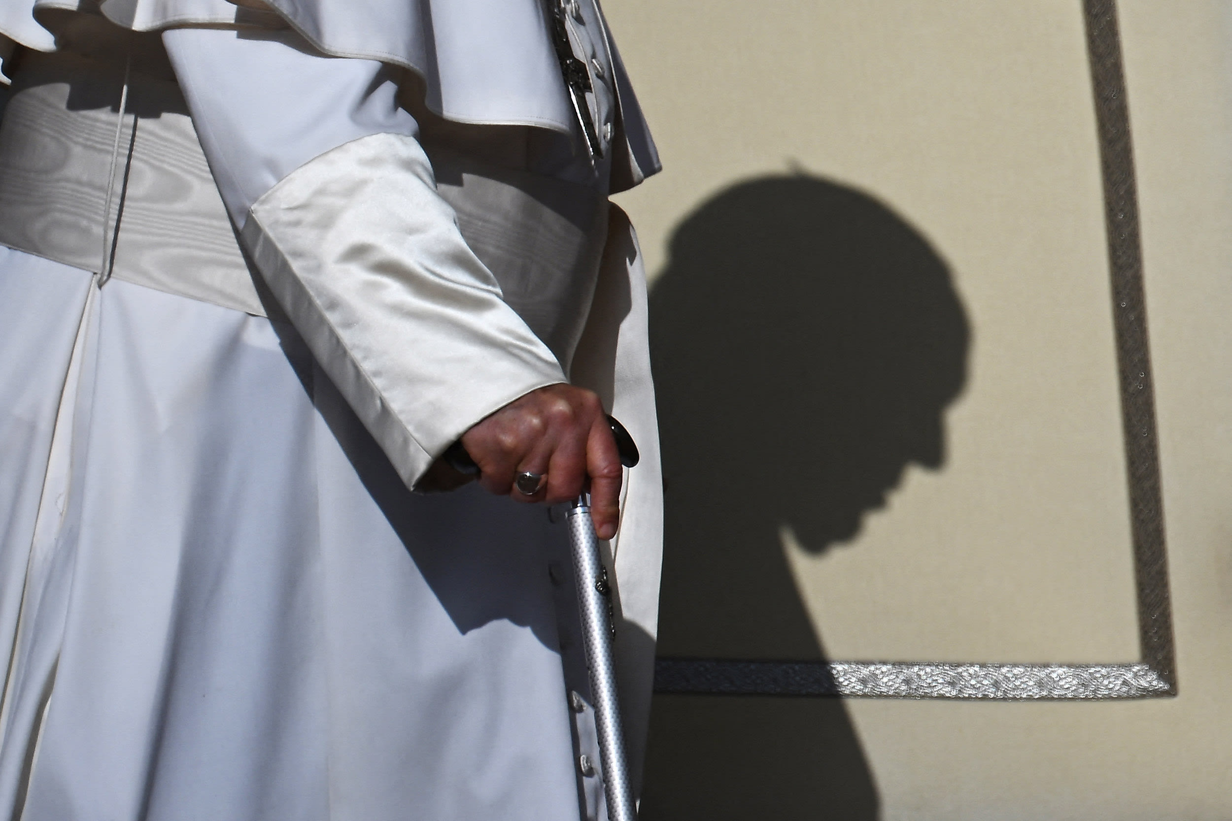 Pope Francis at St Peter's square in The Vatican