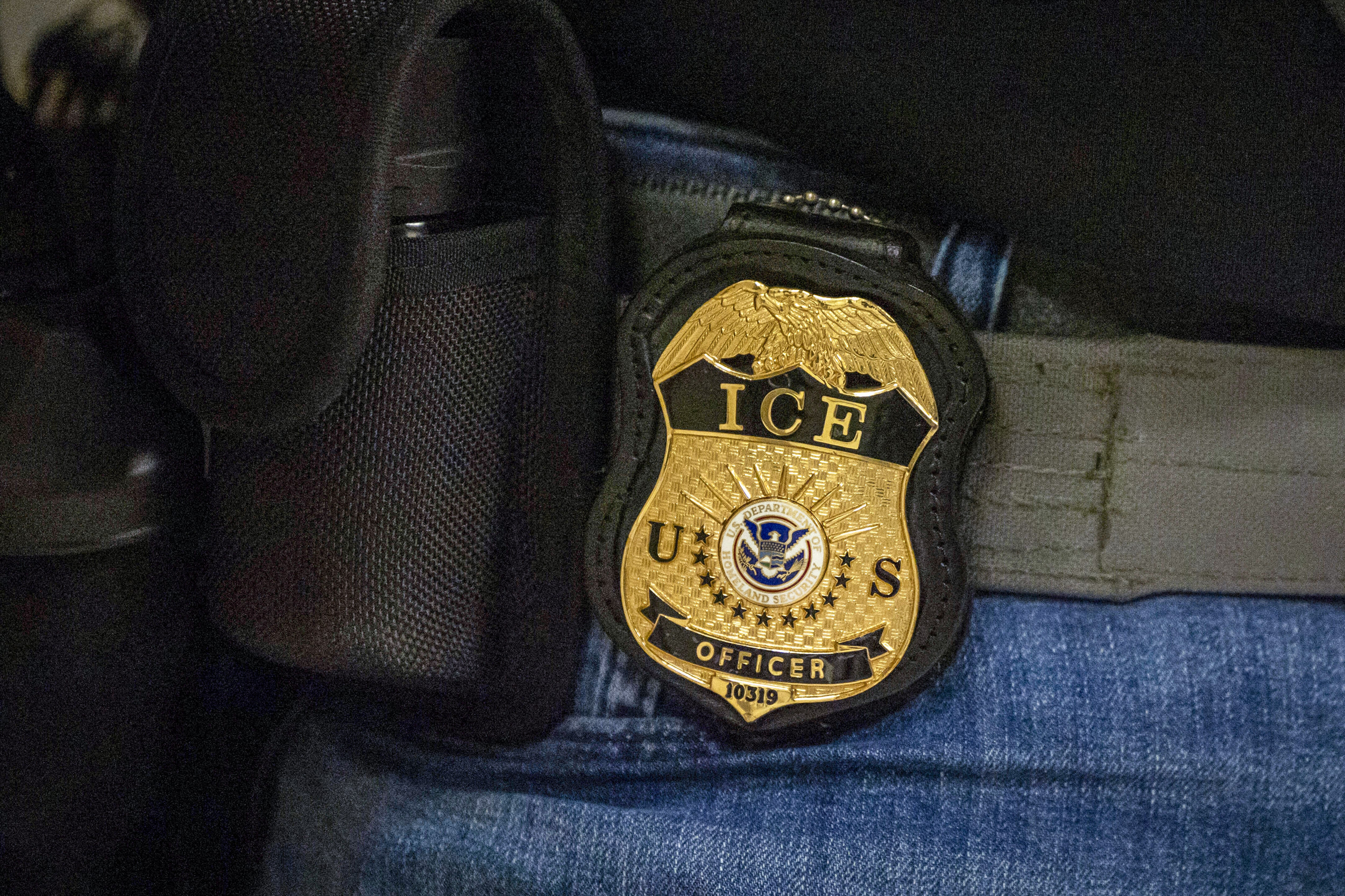 ICE badge.