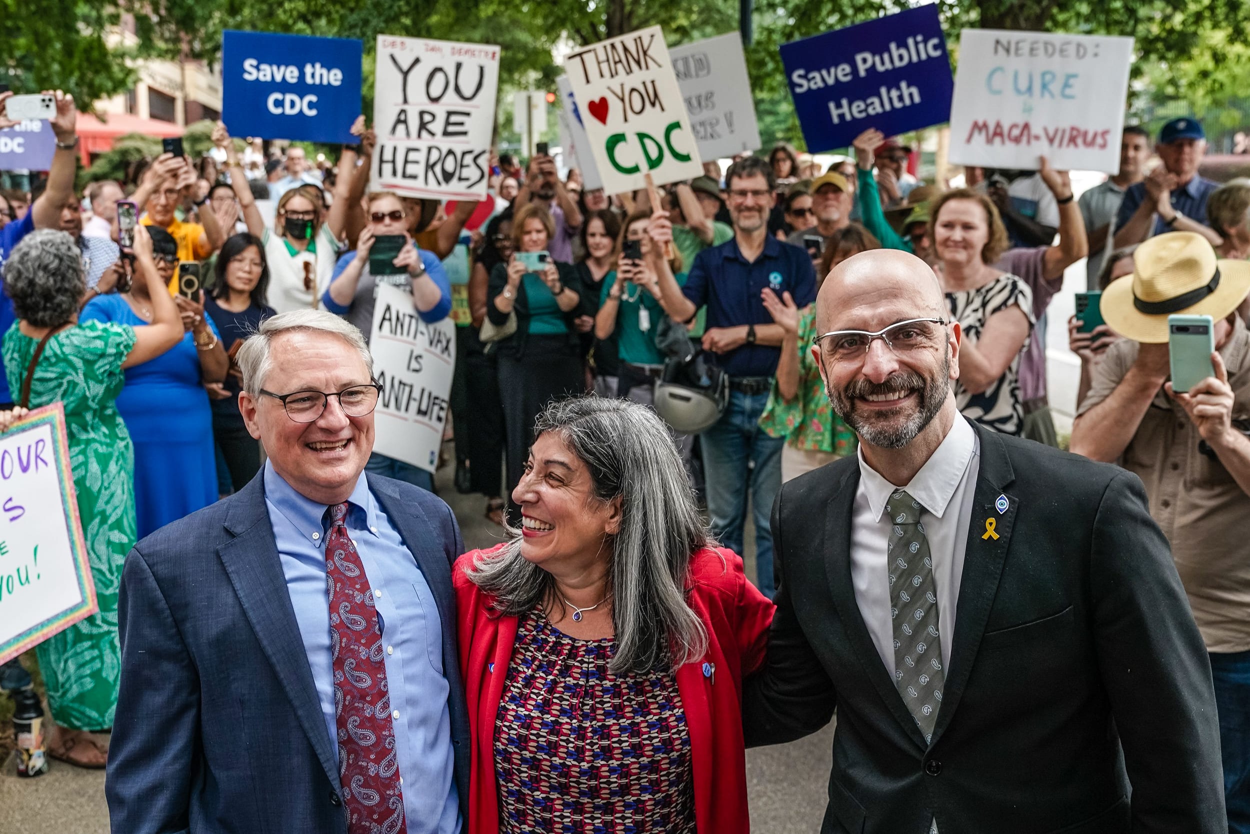 Image: Clapout Held For Center For Disease Control Employees Leaving CDC Positions In Wake Of RJK Jr.'s Shakeup Of Center