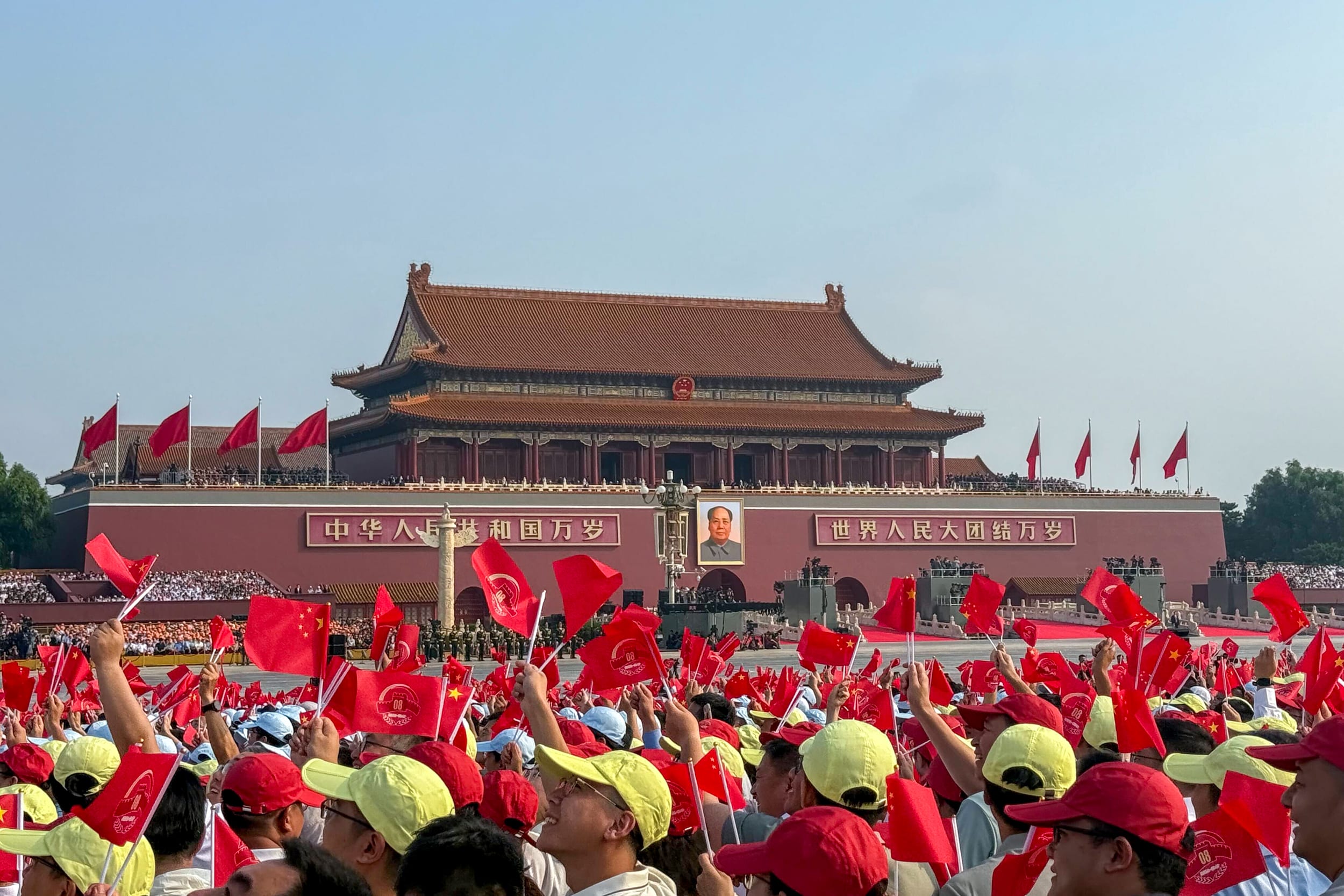 Military parade in China.