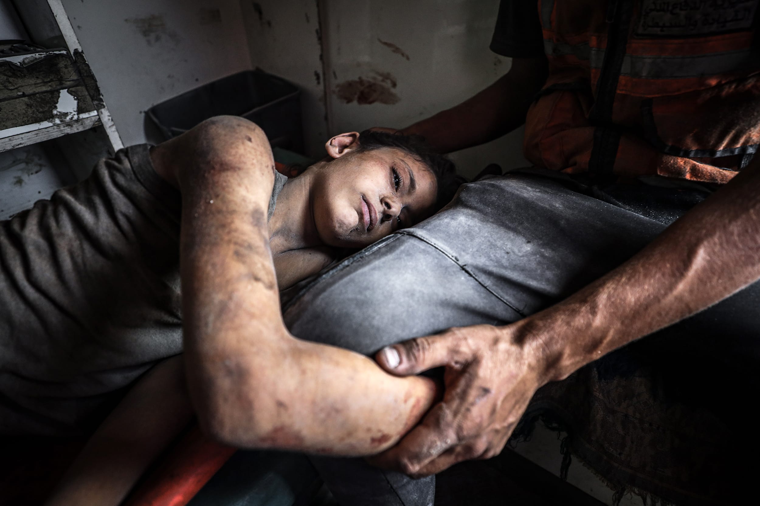 11-year-old Palestinian Marah rescued alive after an Israeli attack in Gaza