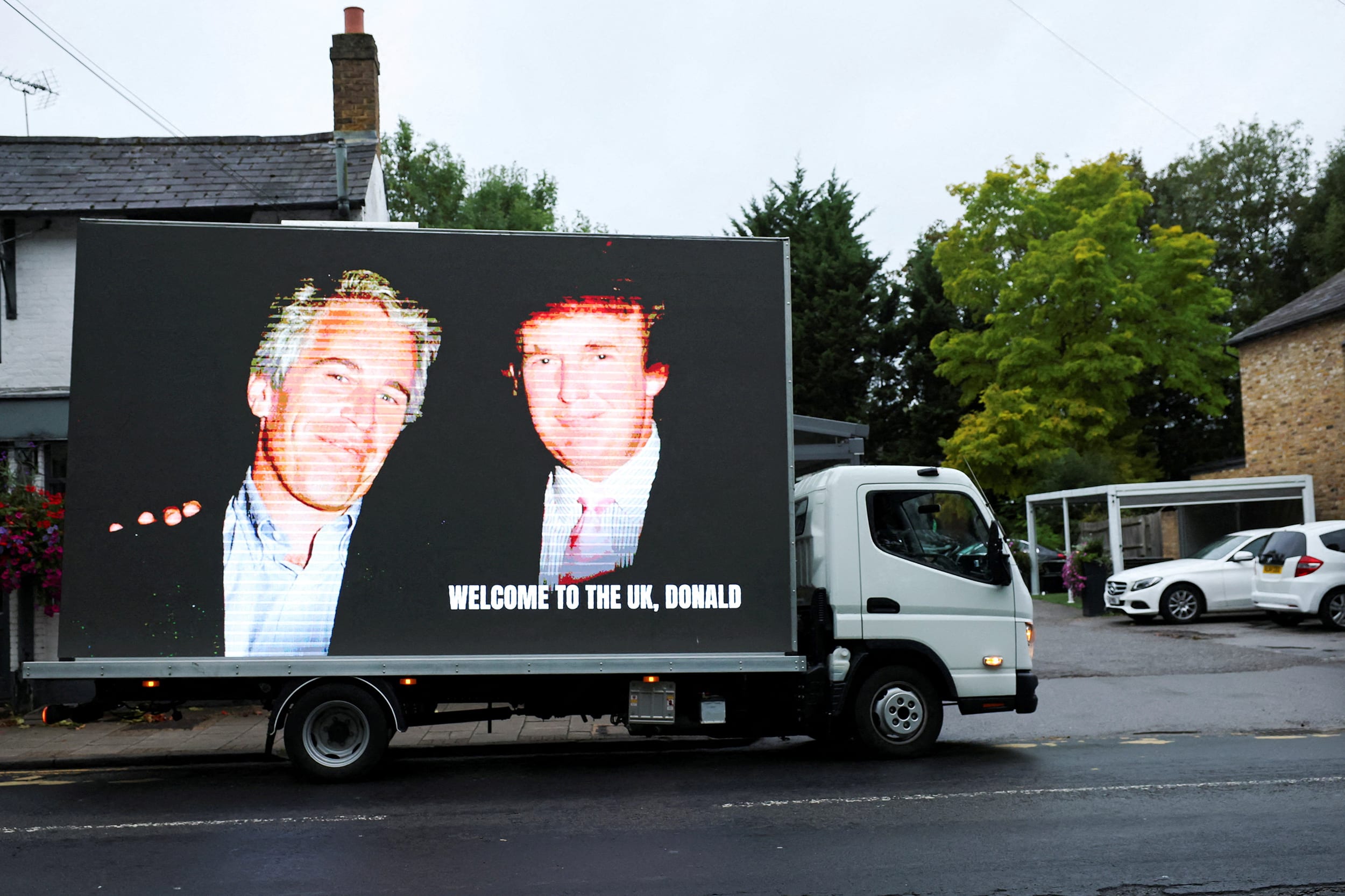 U.S. President Trump's state visit to Britain