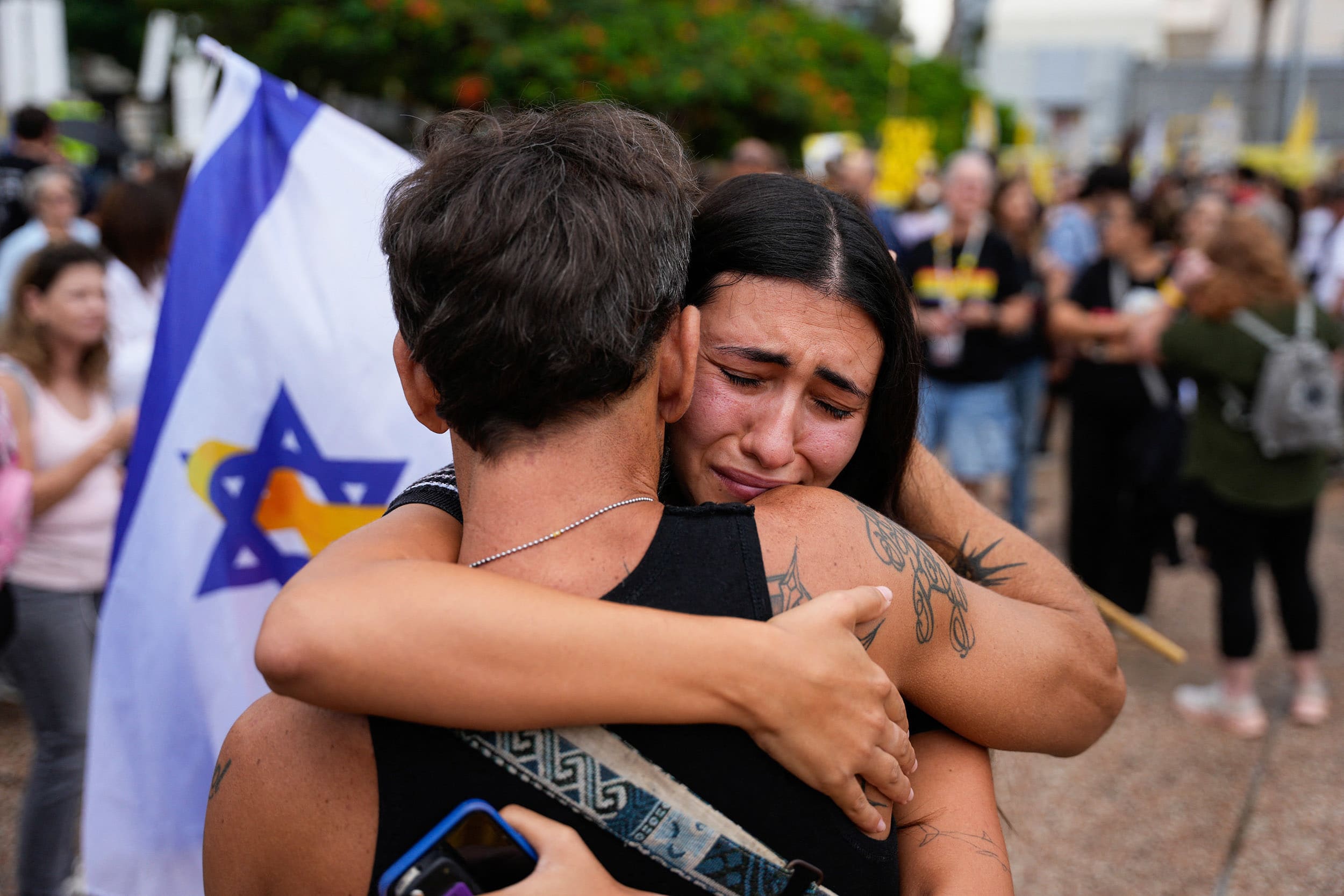 Image: TOPSHOT-ISRAEL-PALESTINIAN-GAZA-CONFLICT-HOSTAGE