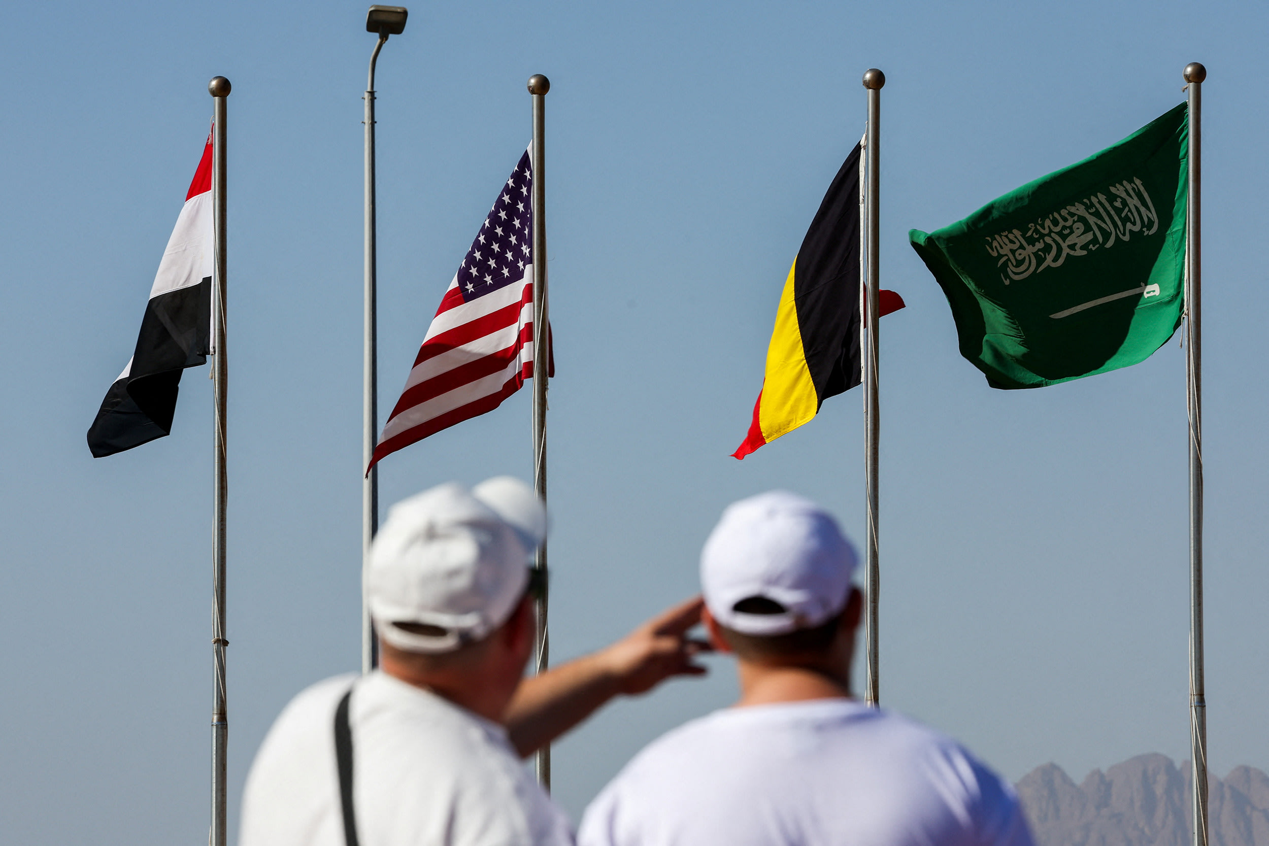 Scenes from Egypt's Red Sea resort of Sharm el-Sheikh ahead of international summit on Gaza
