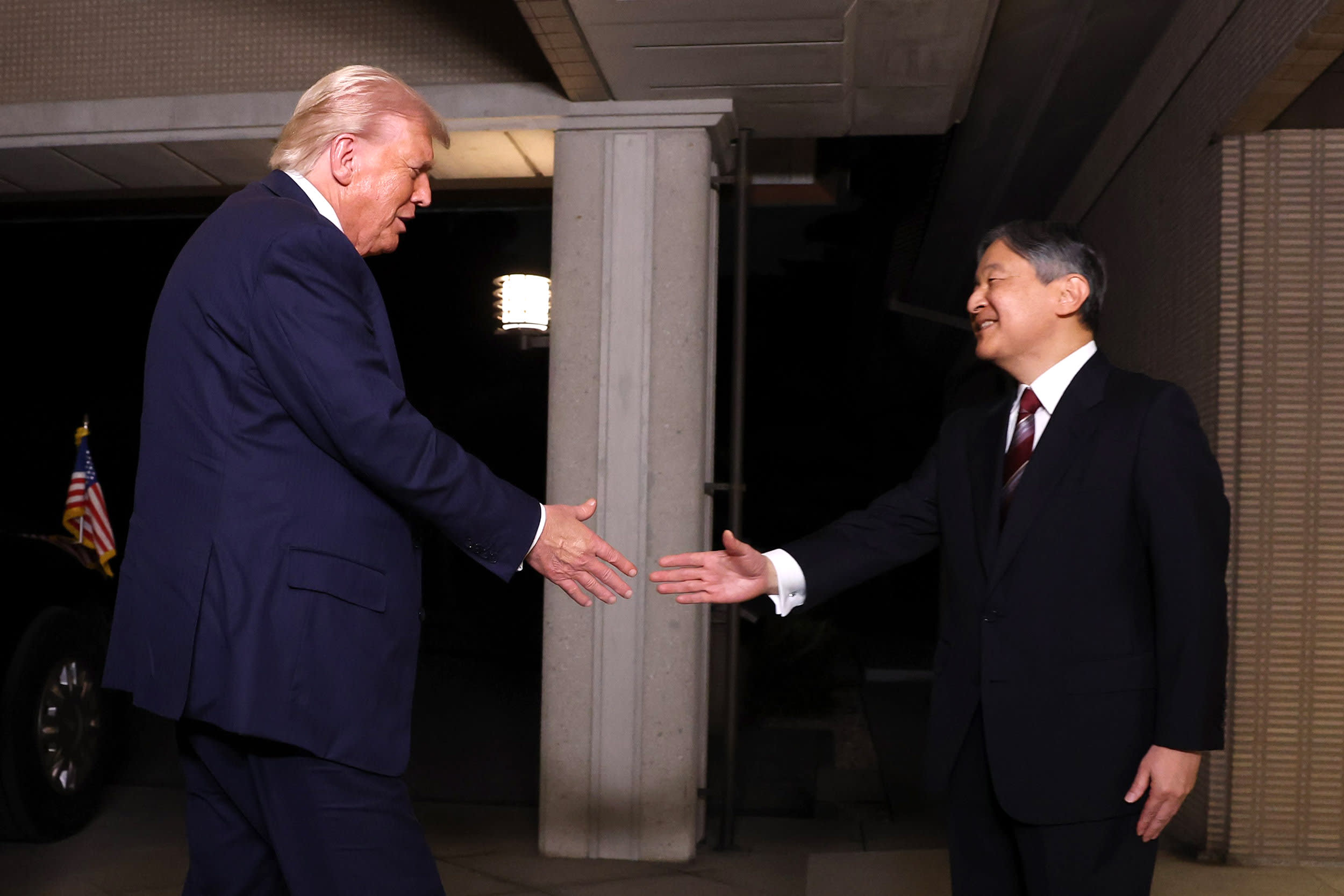 Image: U.S. President Trump Visits The Emperor Of Japan In Tokyo