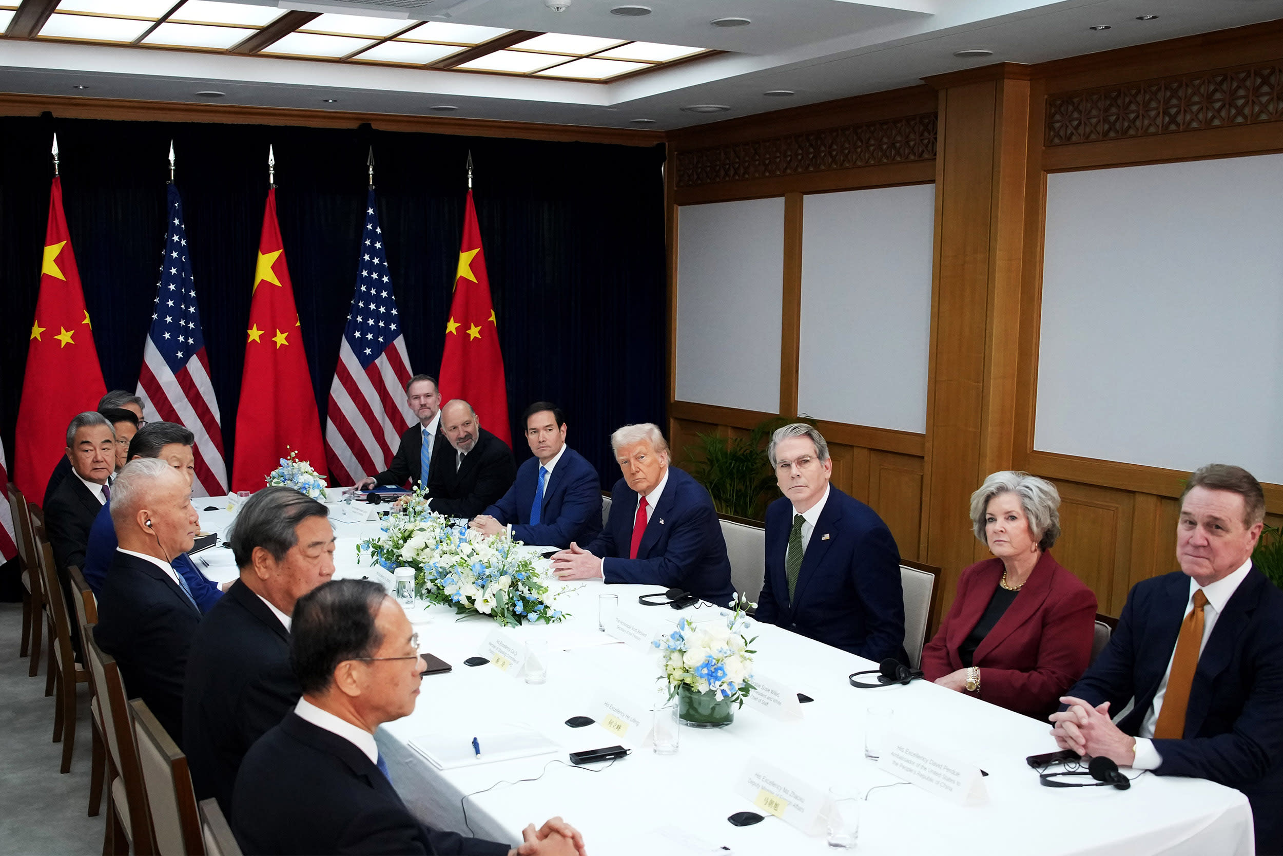 Image: U.S. Donald Trump Meets With China's President Xi In South Korea