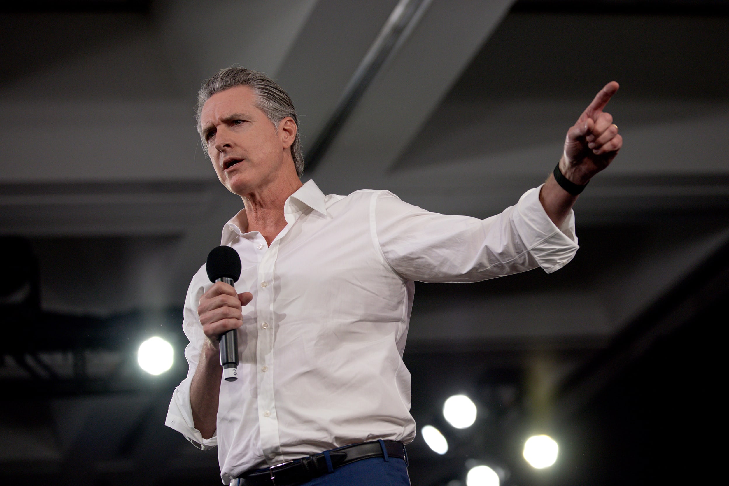 California Governor Gavin Newsom in Los Angeles on Nov. 1, 2025.