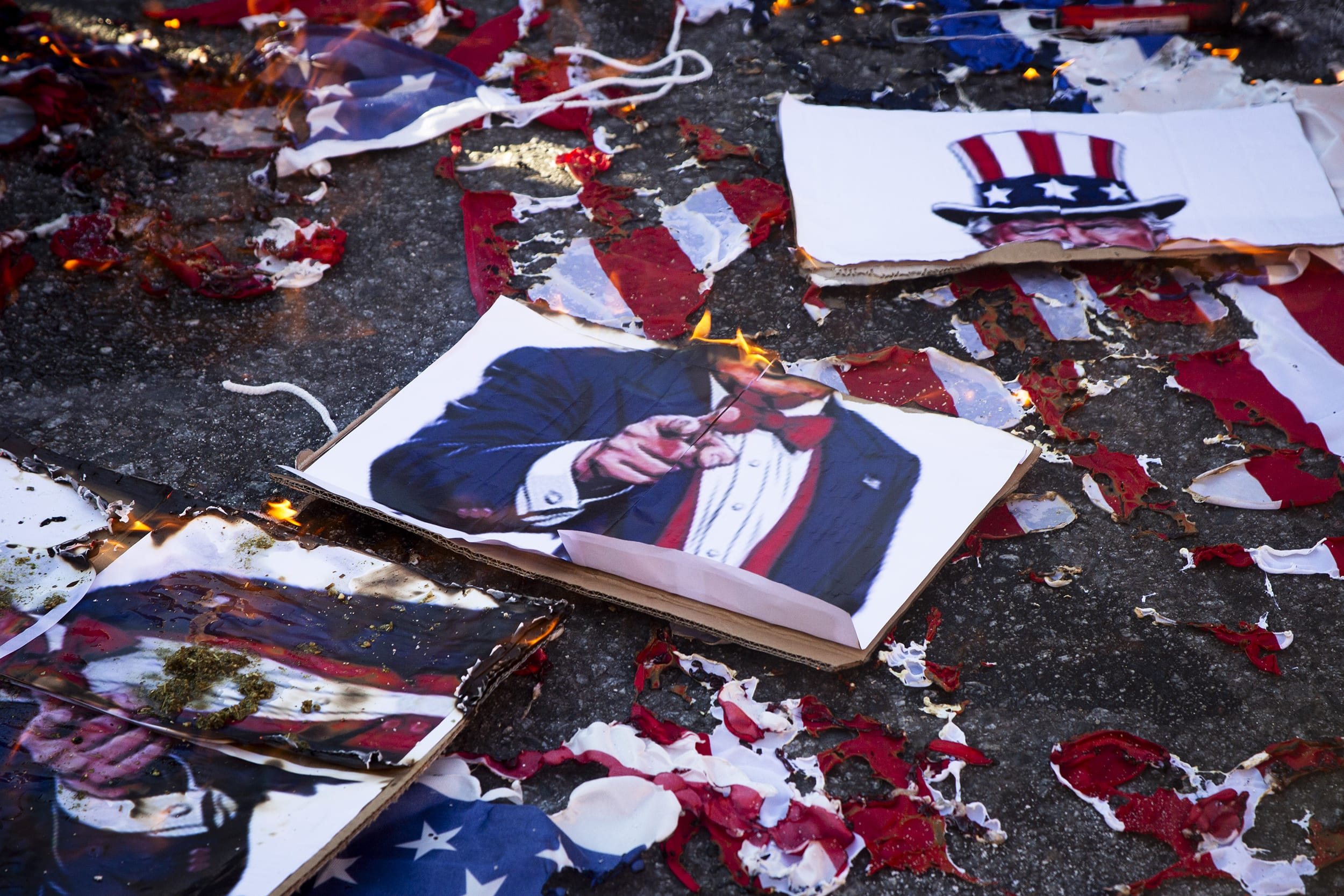 Rally Against U.S. Intervention In Venezuela In Buenos Aires