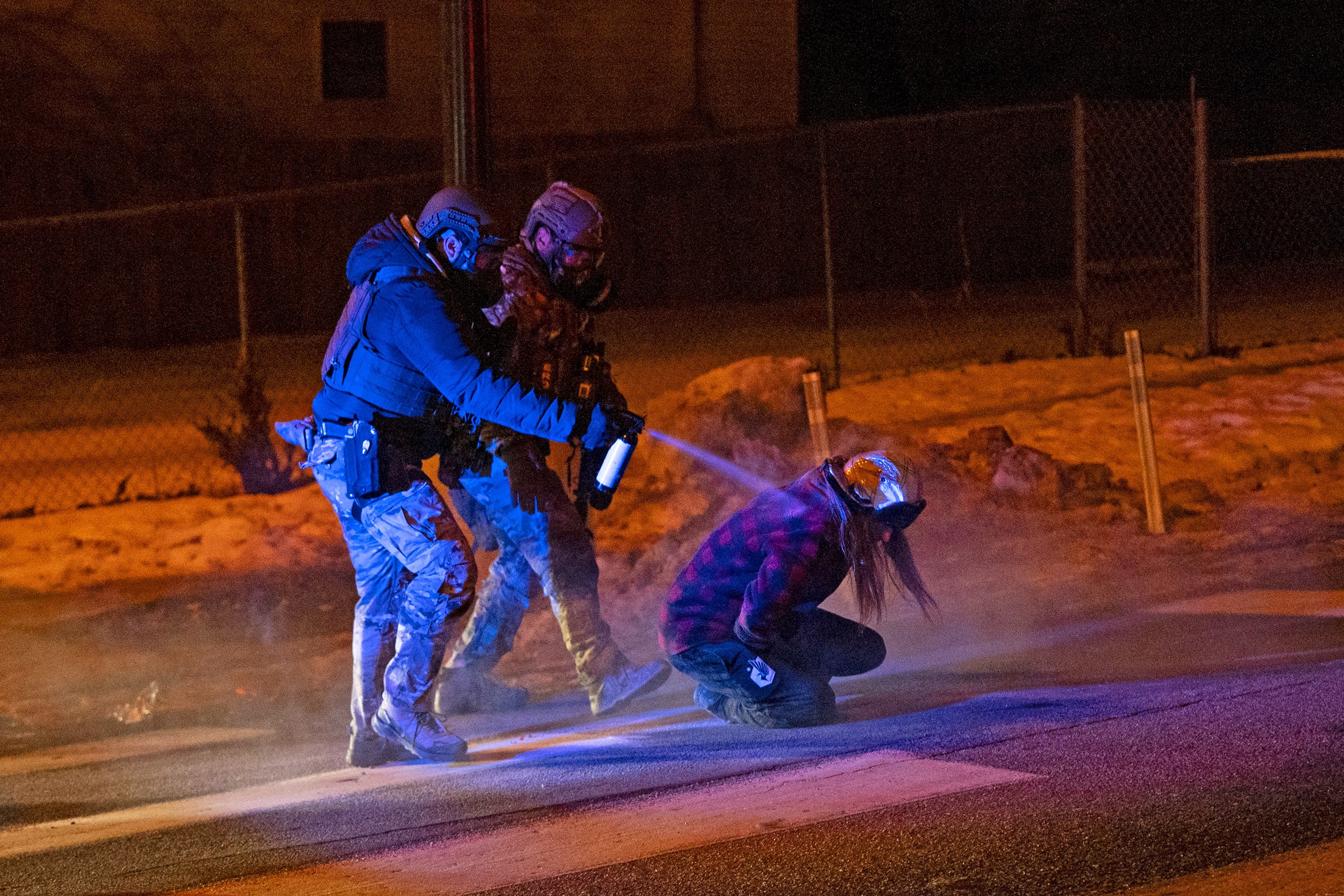 Clashes erupt in Minneapolis after Federal Agents involved in a shooting incident