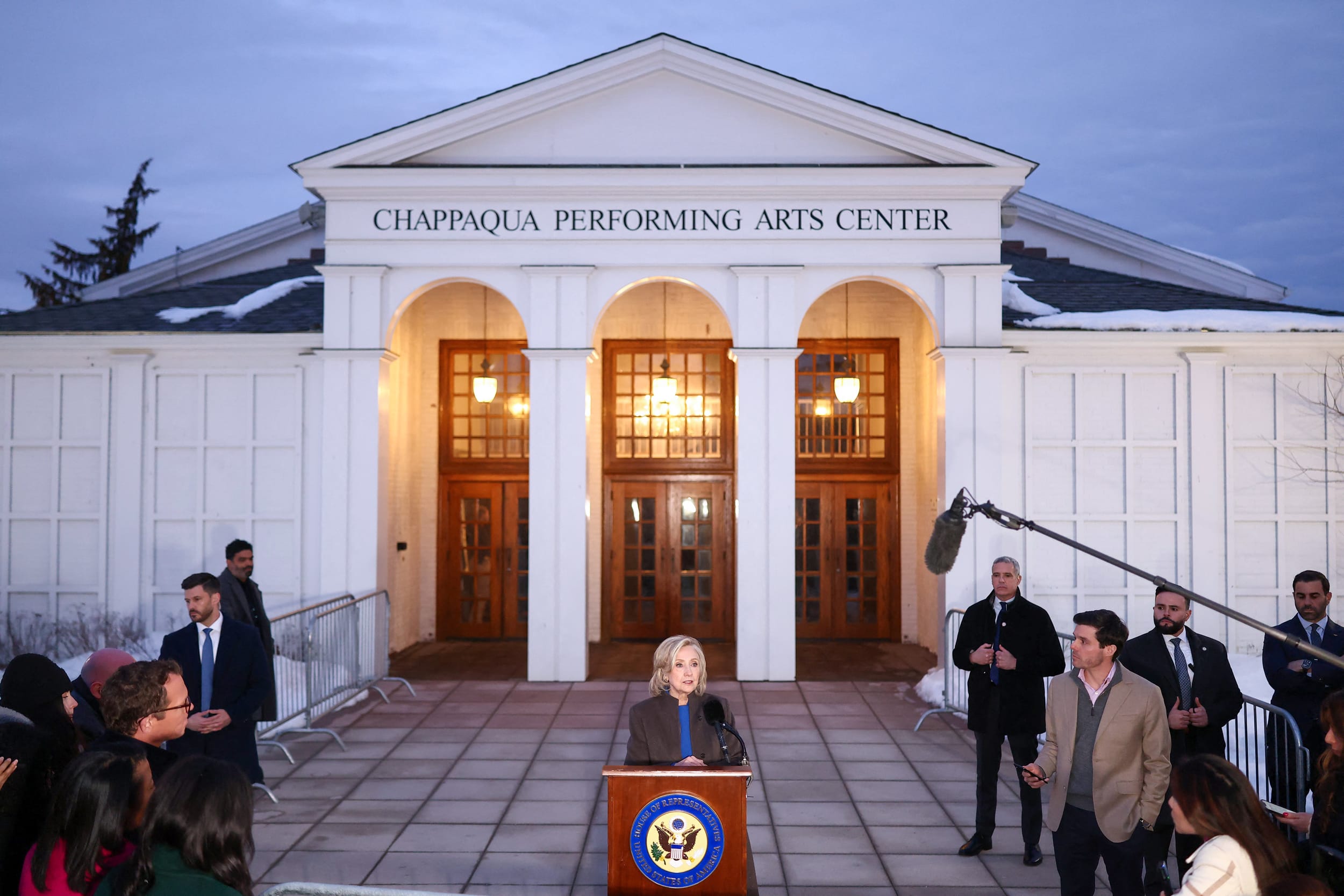 Image: US-POLITICS-JUSTICE-EPSTEIN-CLINTON