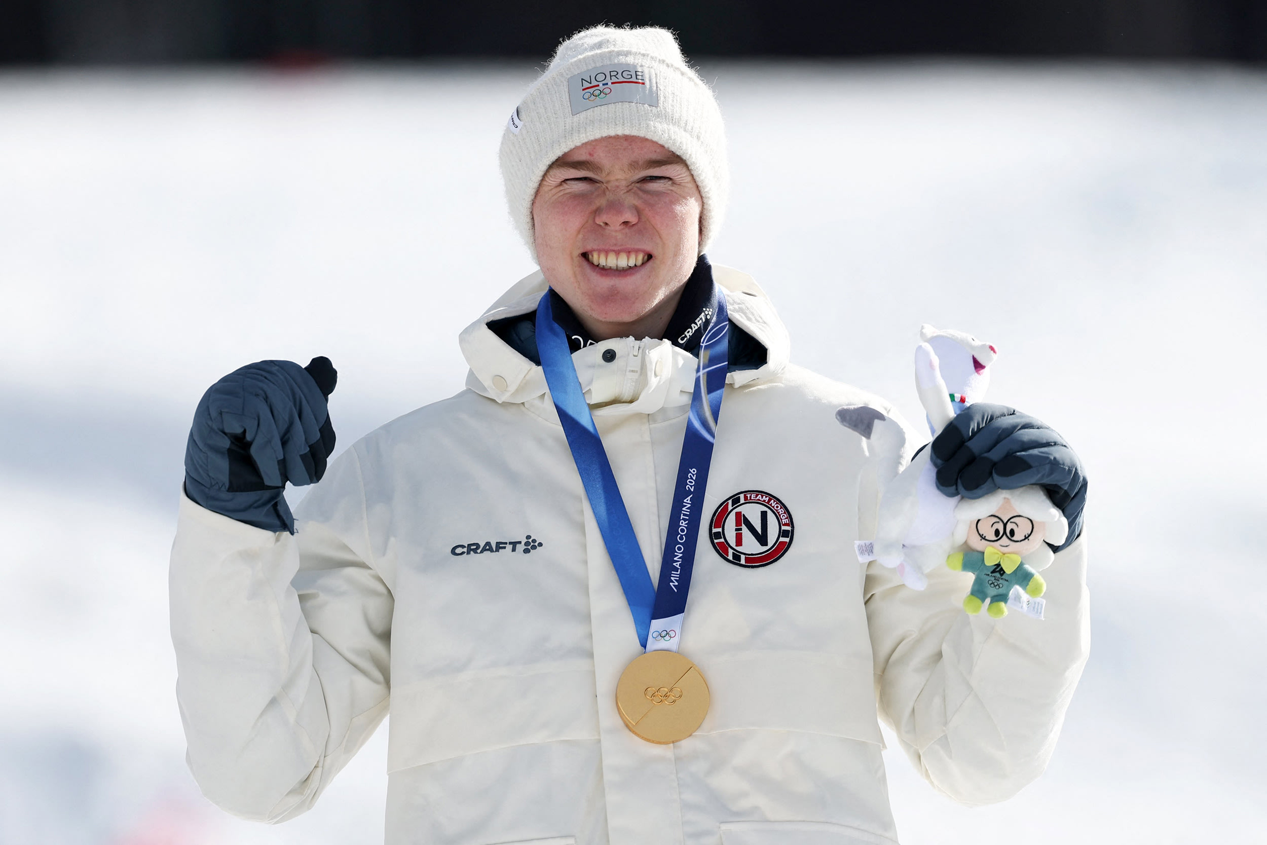 Image: NORDIC COMBINED-OLY-2026-MILANO CORTINA-PODIUM