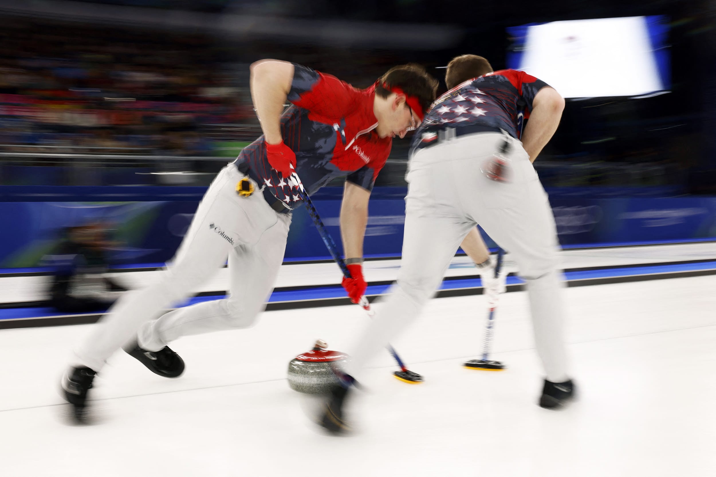 Image: TOPSHOT-CURLING-OLY-2026-MILANO CORTINA-USA-SUI