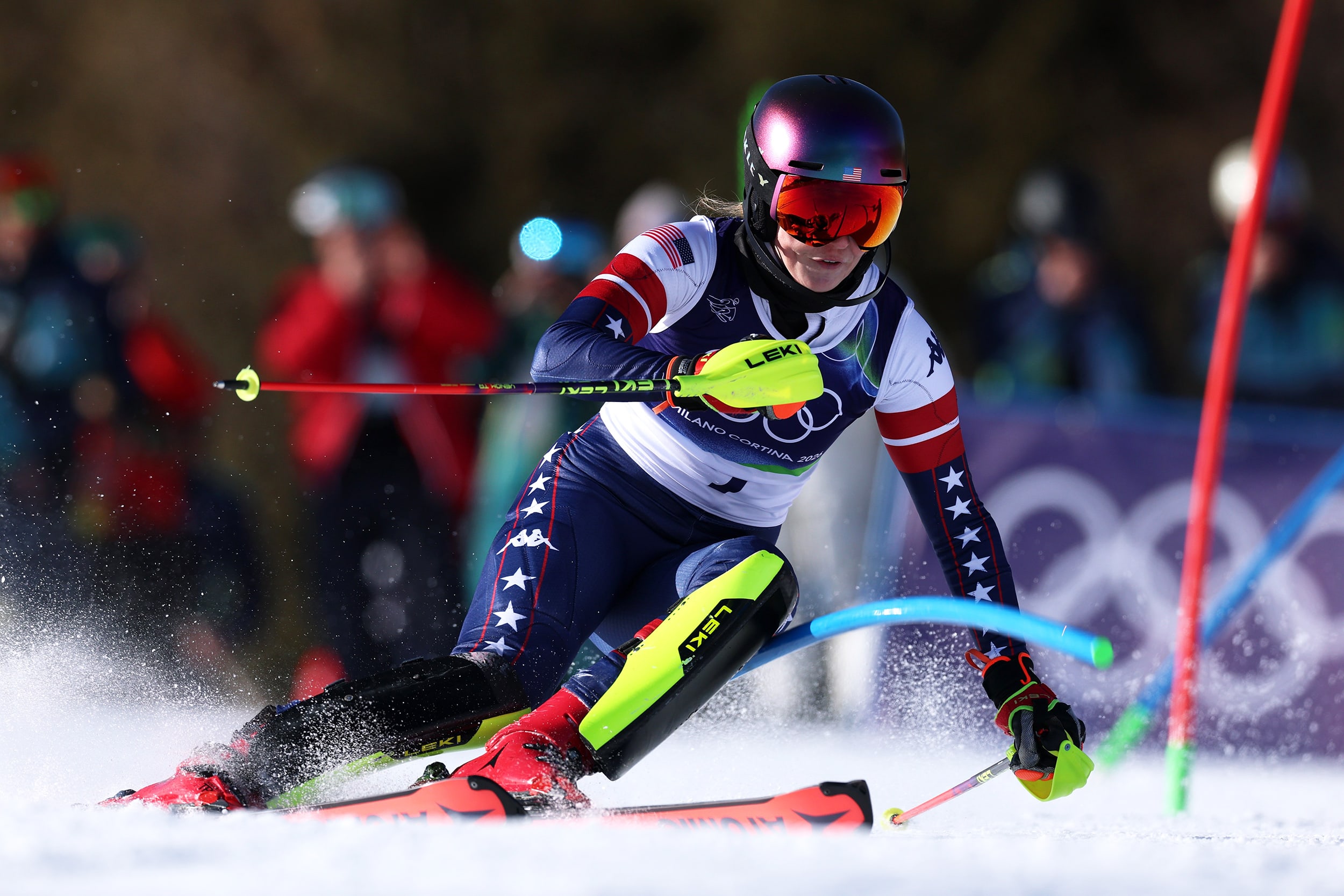 Image: Alpine Skiing - Milano Cortina 2026 Winter Olympics: Day 12