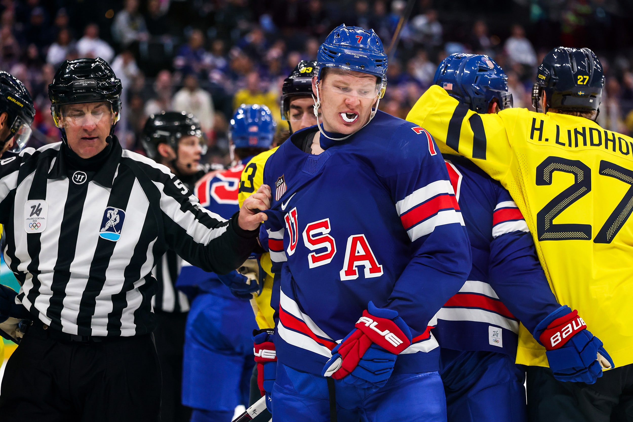 Image: Ice Hockey - Milano Cortina 2026 Winter Olympics: Day 12