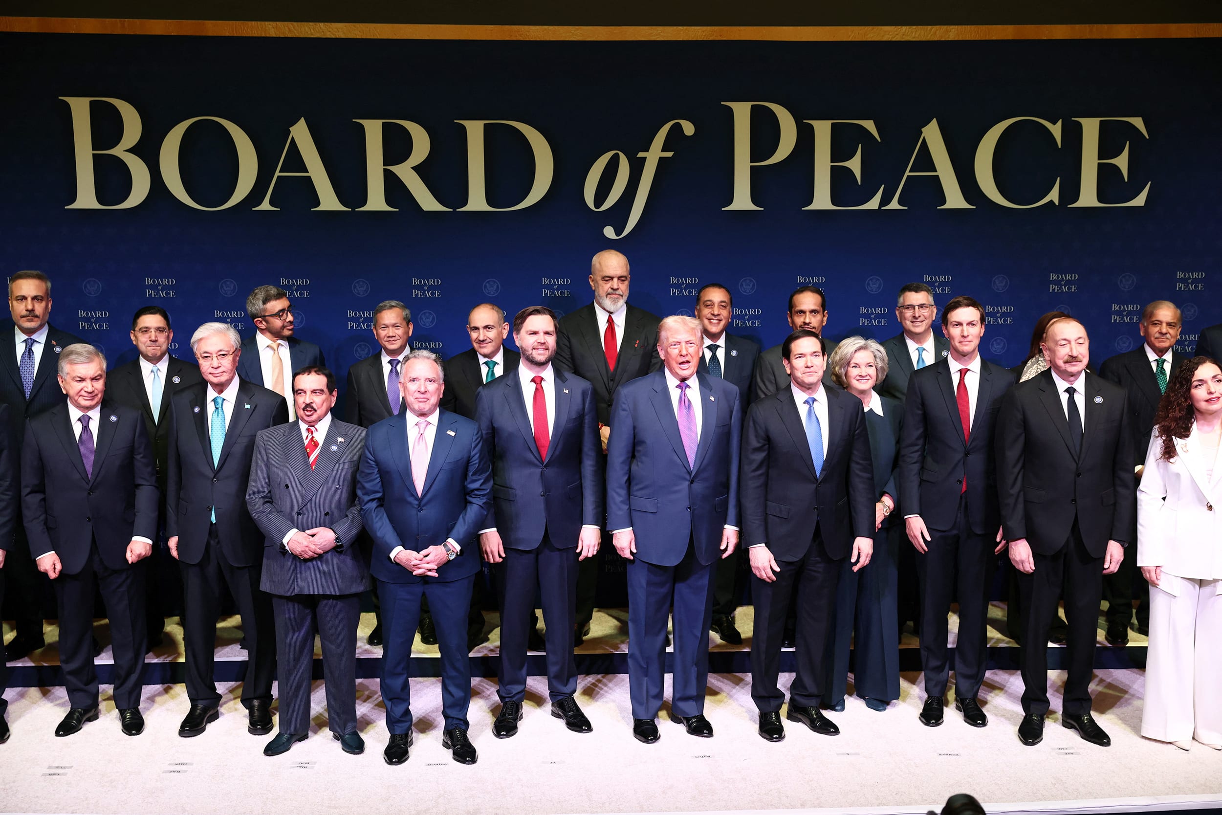 Inaugural meeting of the Board of Peace, in Washington