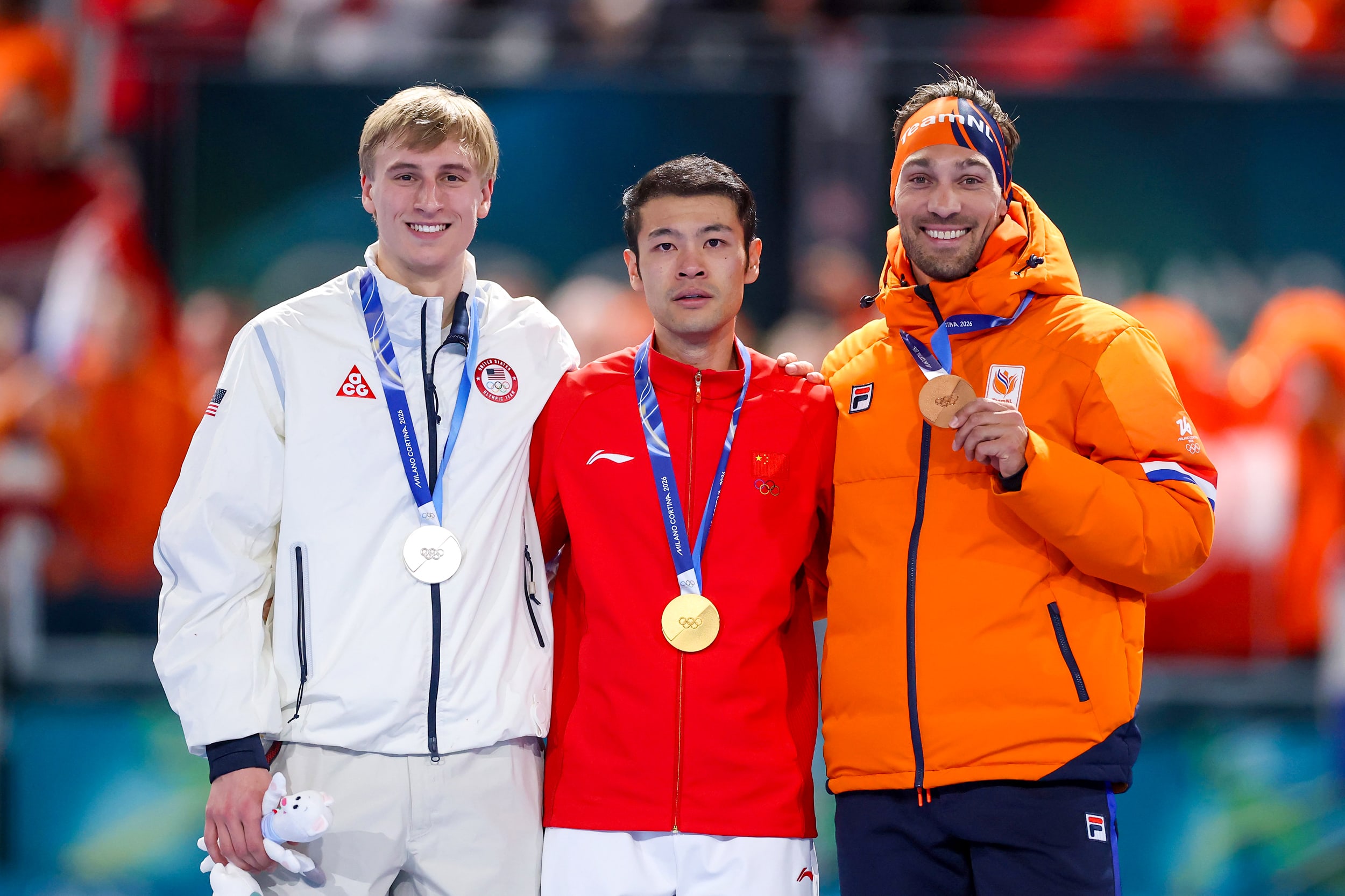 Image: Speed Skating - Milano Cortina 2026 Winter Olympics: Day 13