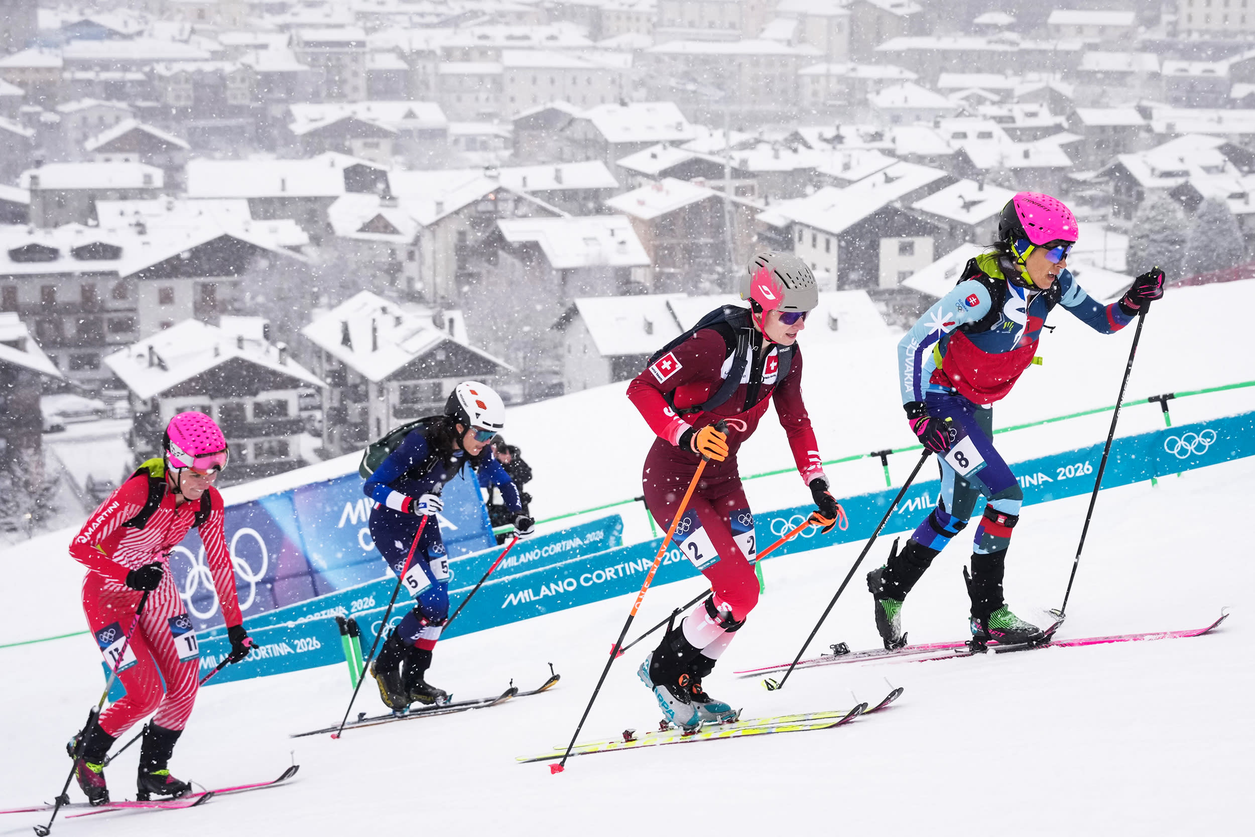Image: TOPSHOT-SKI MOUNTAINEERING-OLY-2026-MILANO CORTINA