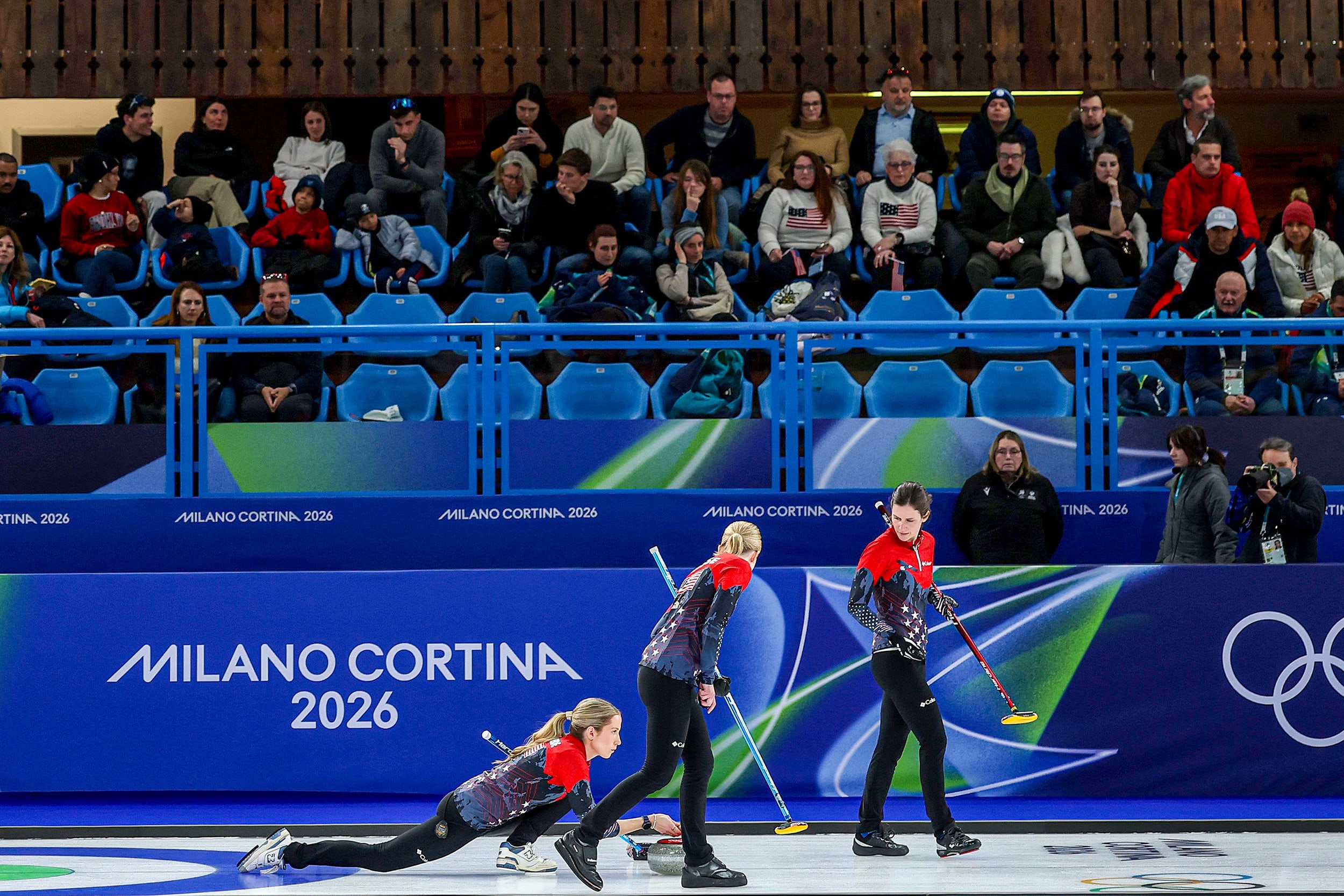 A general view of Team United States competing.