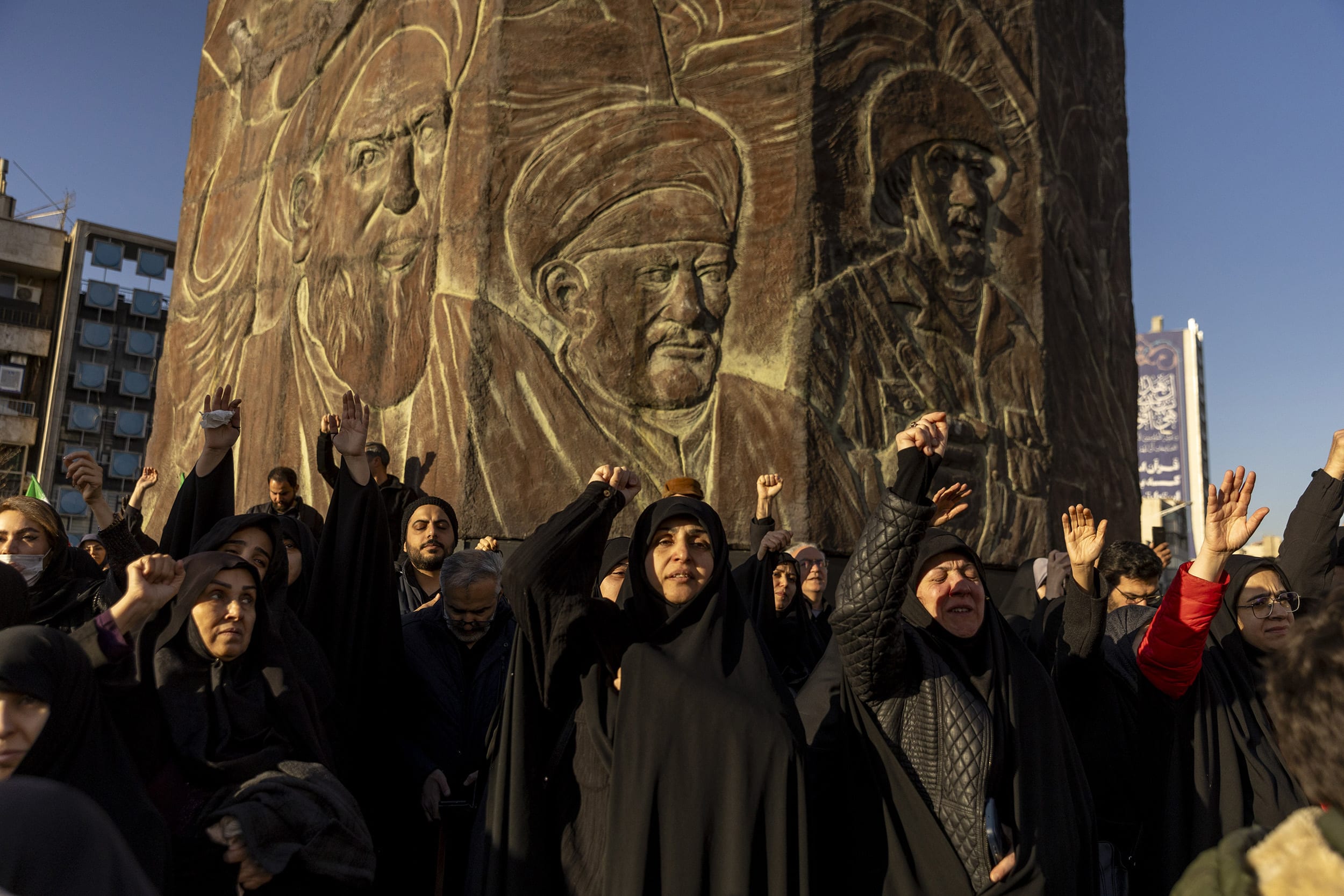 Iran's Supreme Leader, Ayatollah Ali Khamenei, was confirmed killed after the United States and Israel launched a joint attack on Iran on February 28. Iran retaliated by firing waves of missiles and drones at Israel, and targeting U.S. allies in the region. 