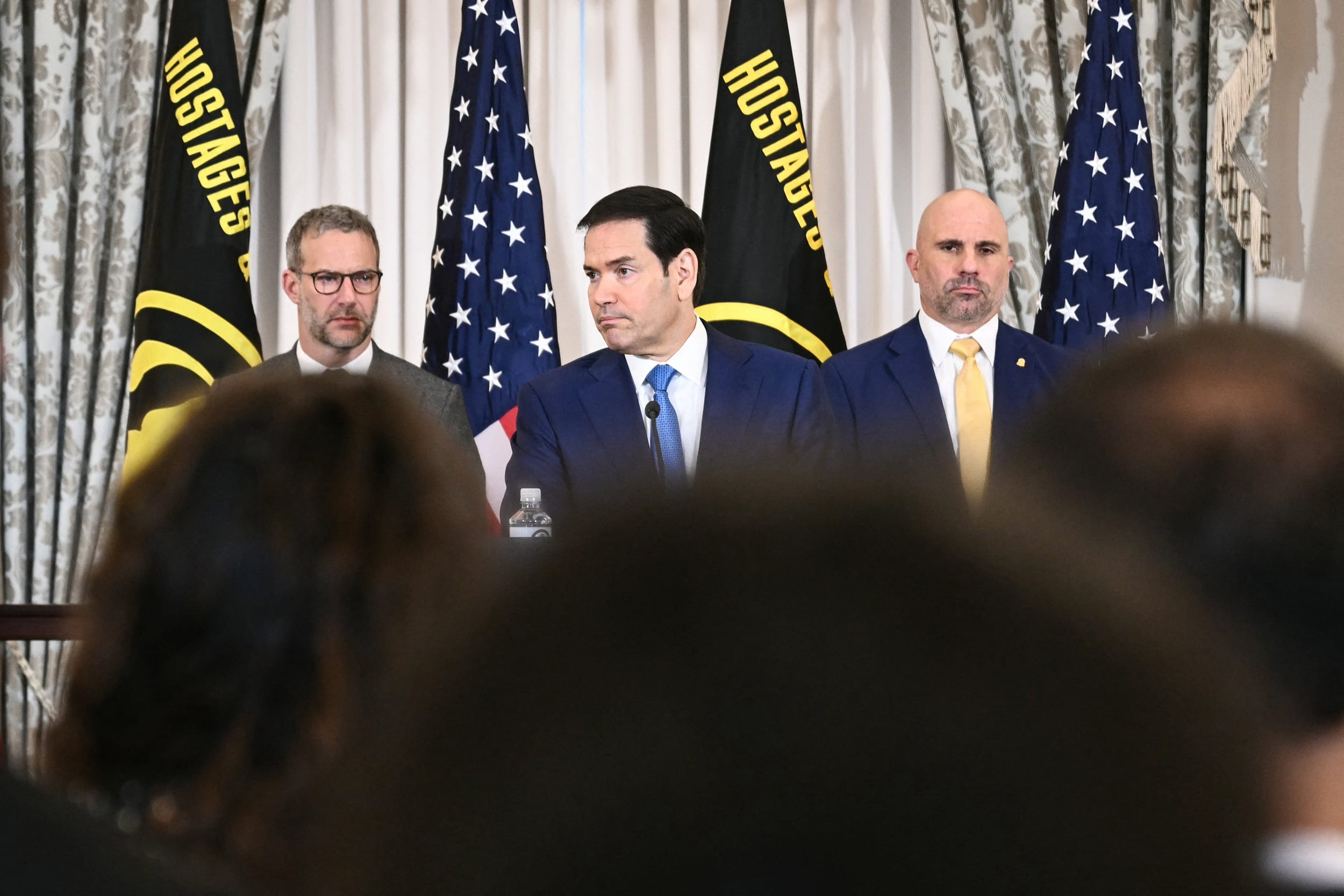 Secretary of State Marco Rubio delivers remarks at the State Department