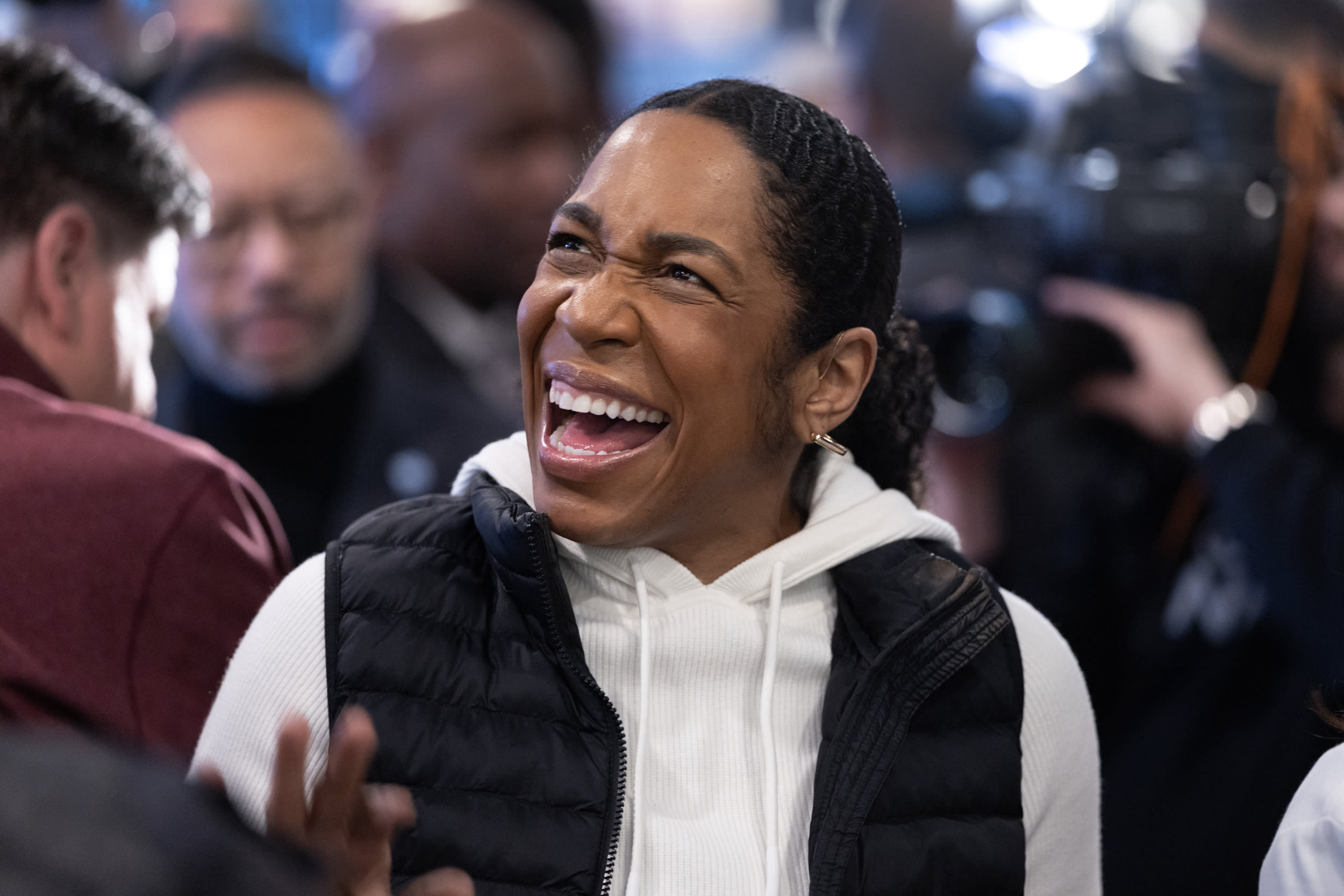 Illinois Democratic Senate candidate Lt. Governor Juliana Stratton.