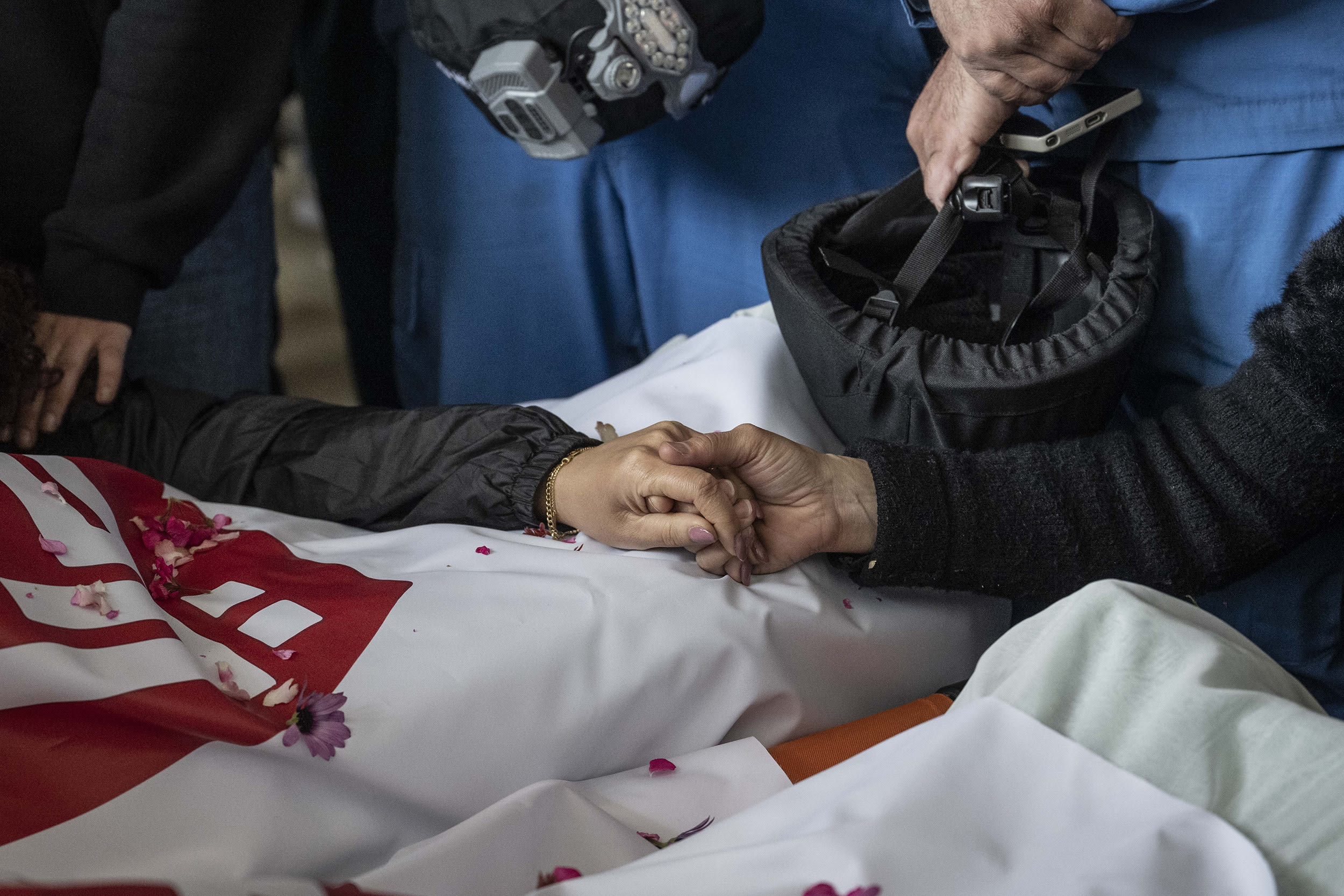 Funeral for health workers killed in Israeli strike in Lebanon