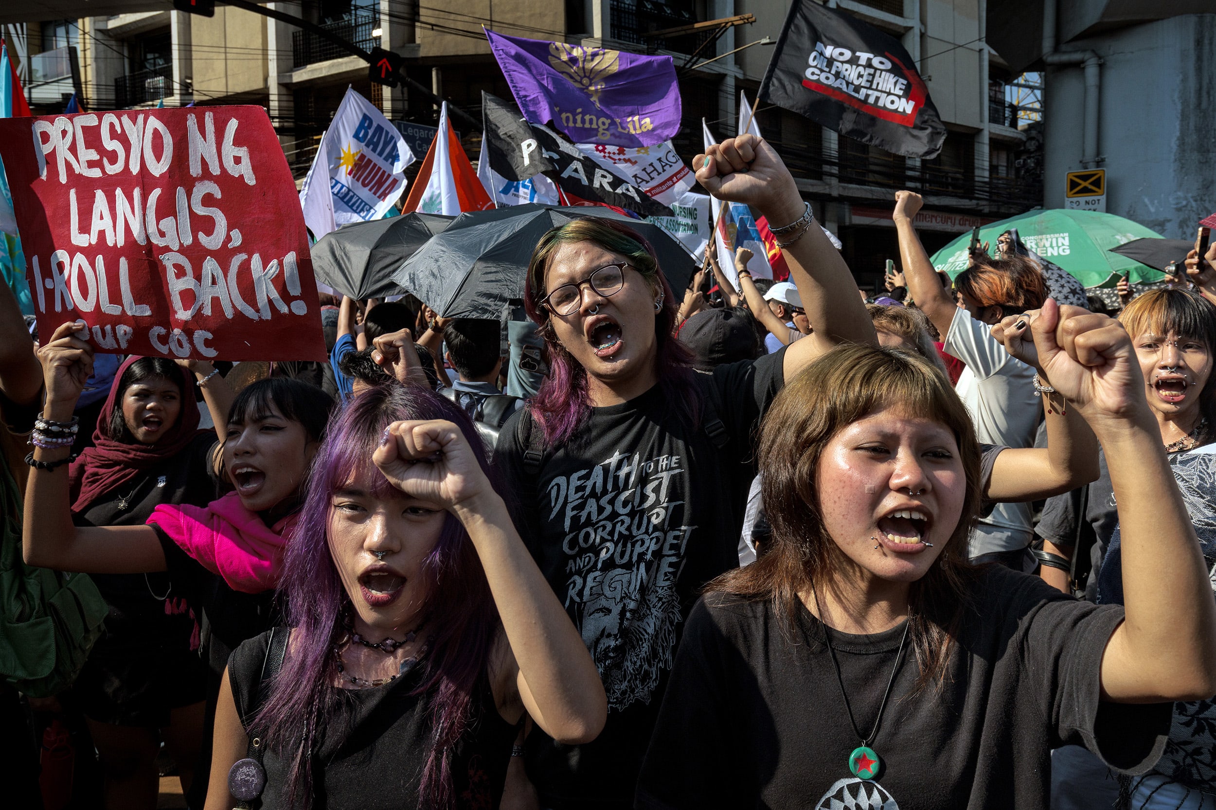 Filipinos Protest As Energy Prices Rise