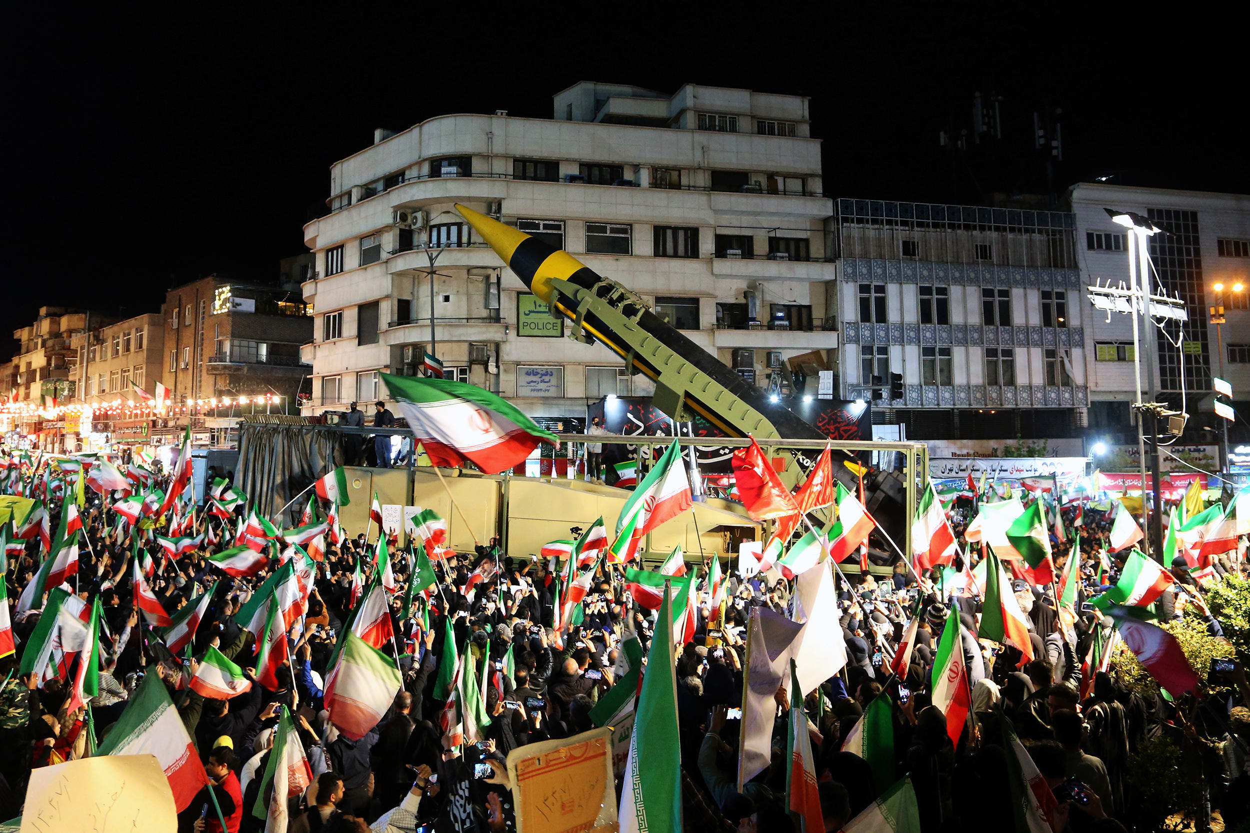Thousands in Tehran protest US - Israel alongside Ballistic Missiles