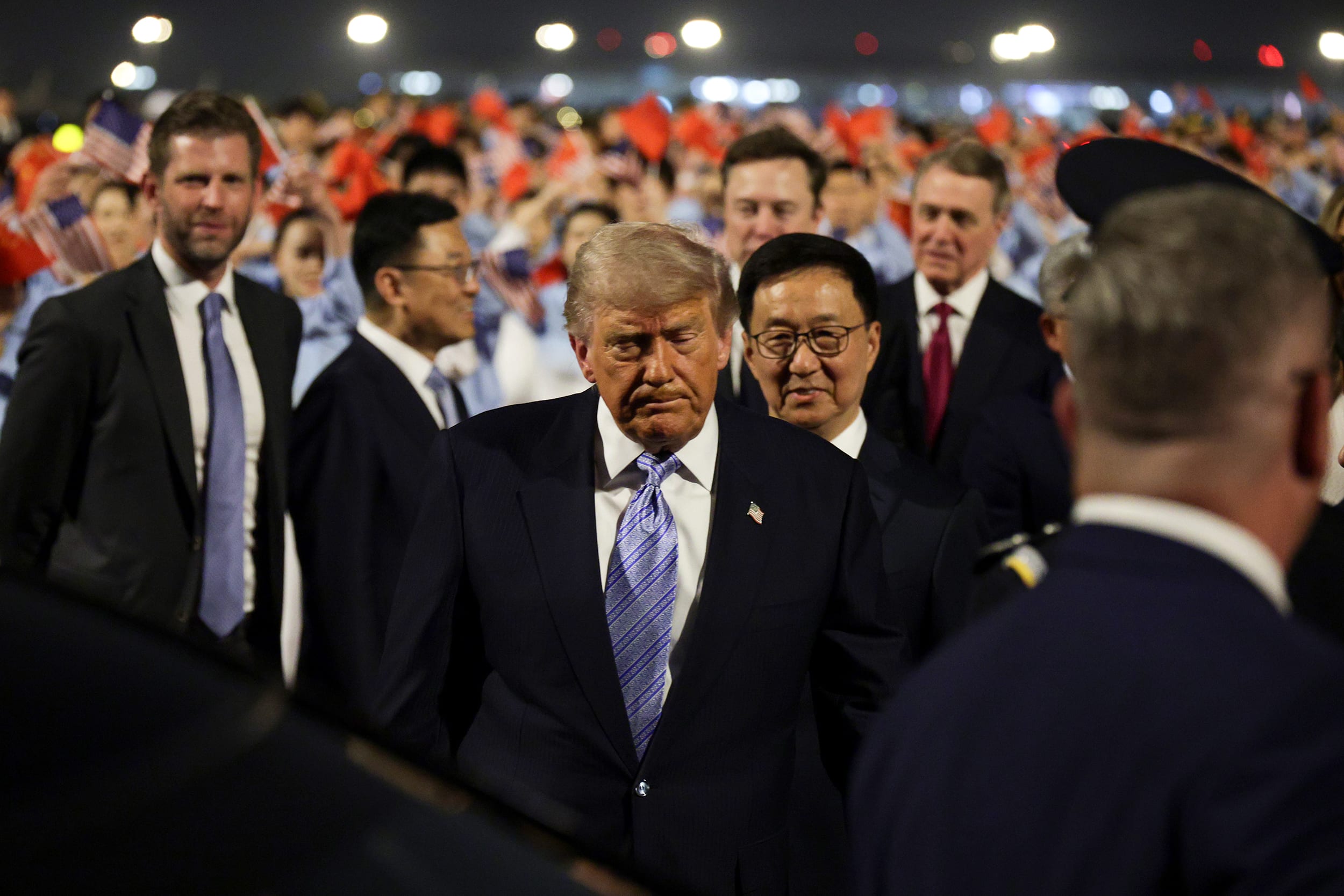 U.S. President Trump Arrives In China