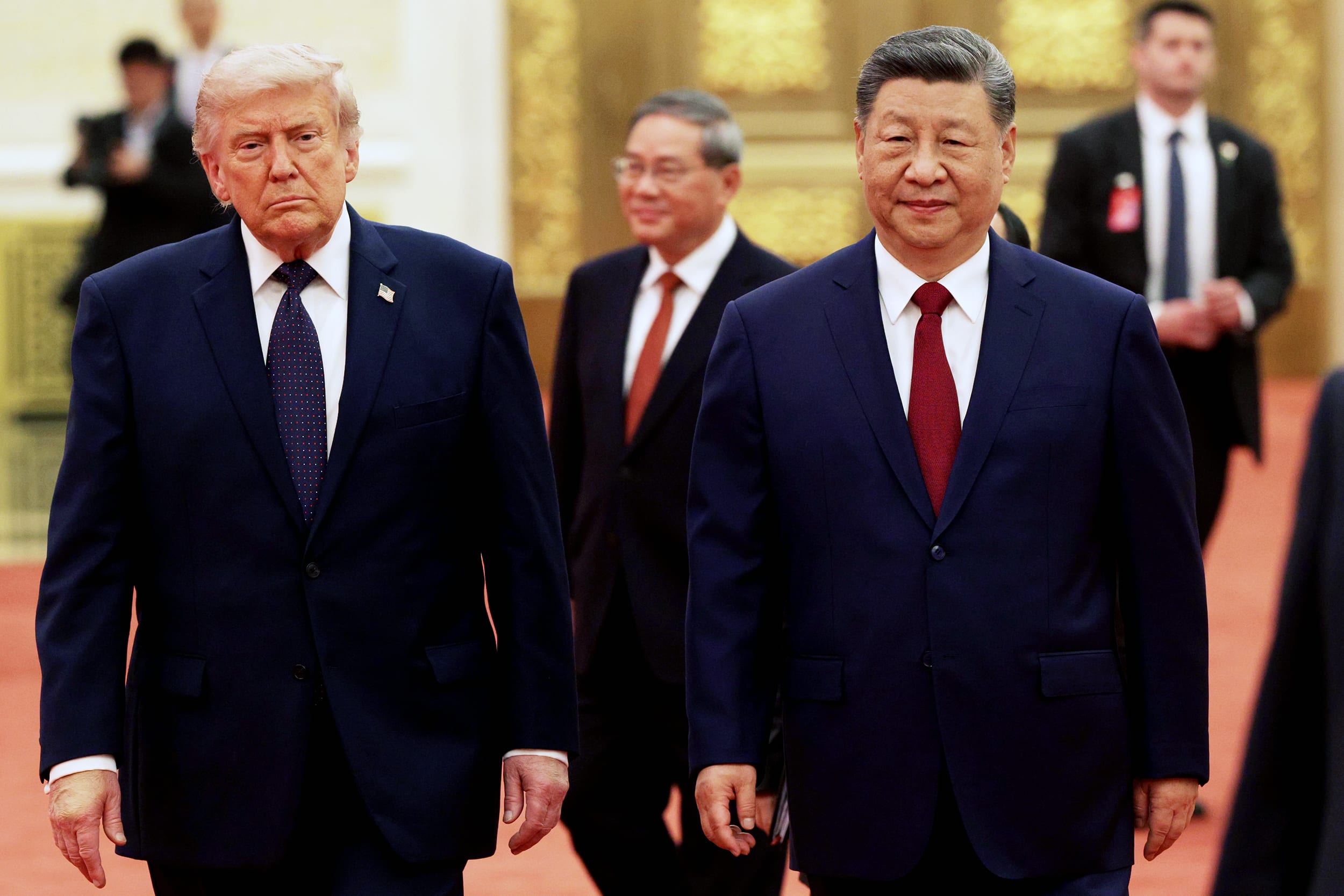 U.S. President Trump Meets With China's President Xi And Attends State Banquet