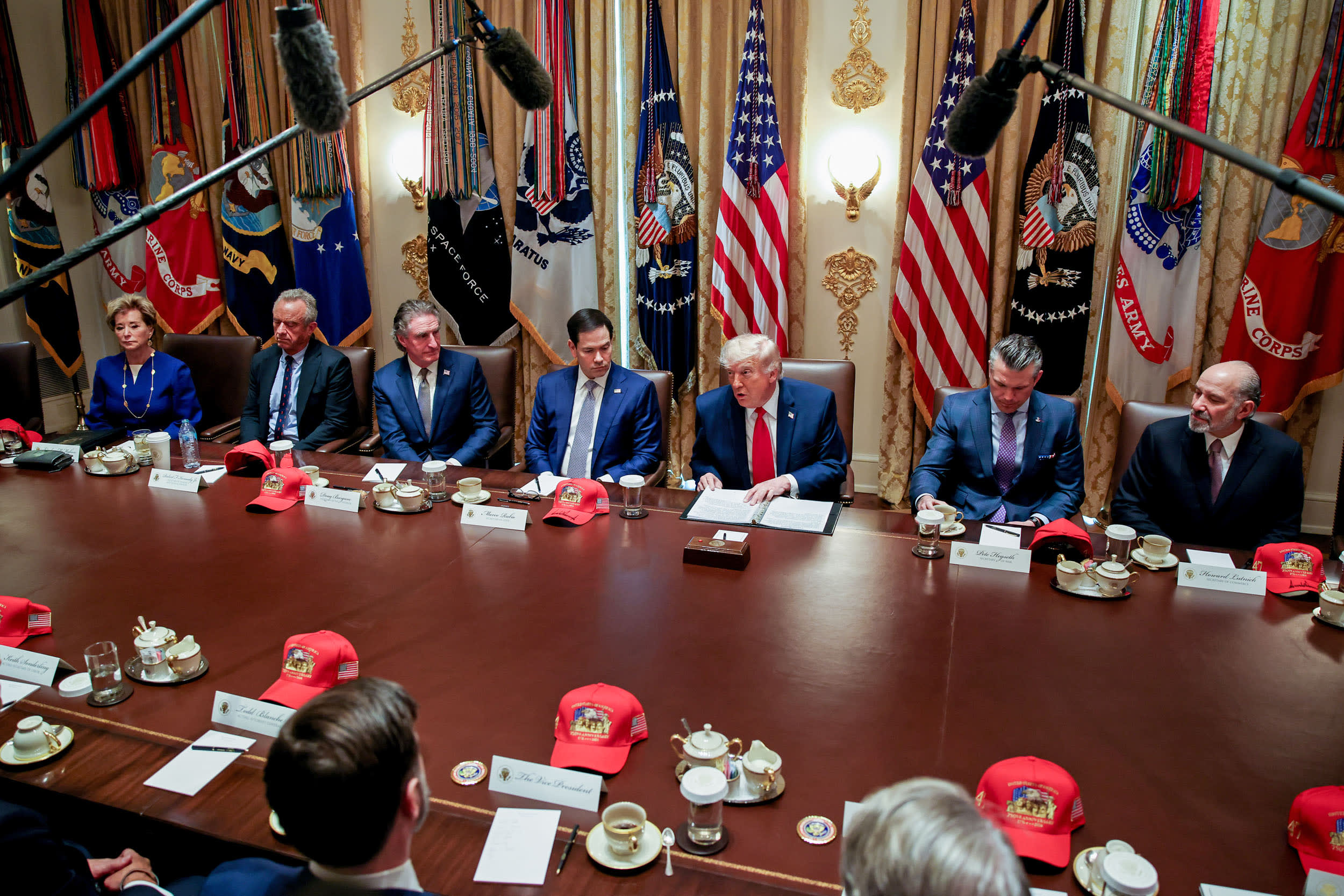 President Trump Holds Cabinet Meeting