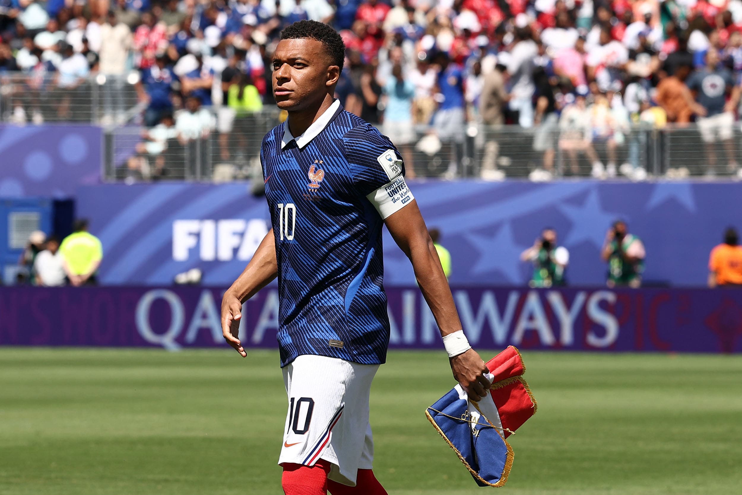 France's forward Kylian Mbappe 