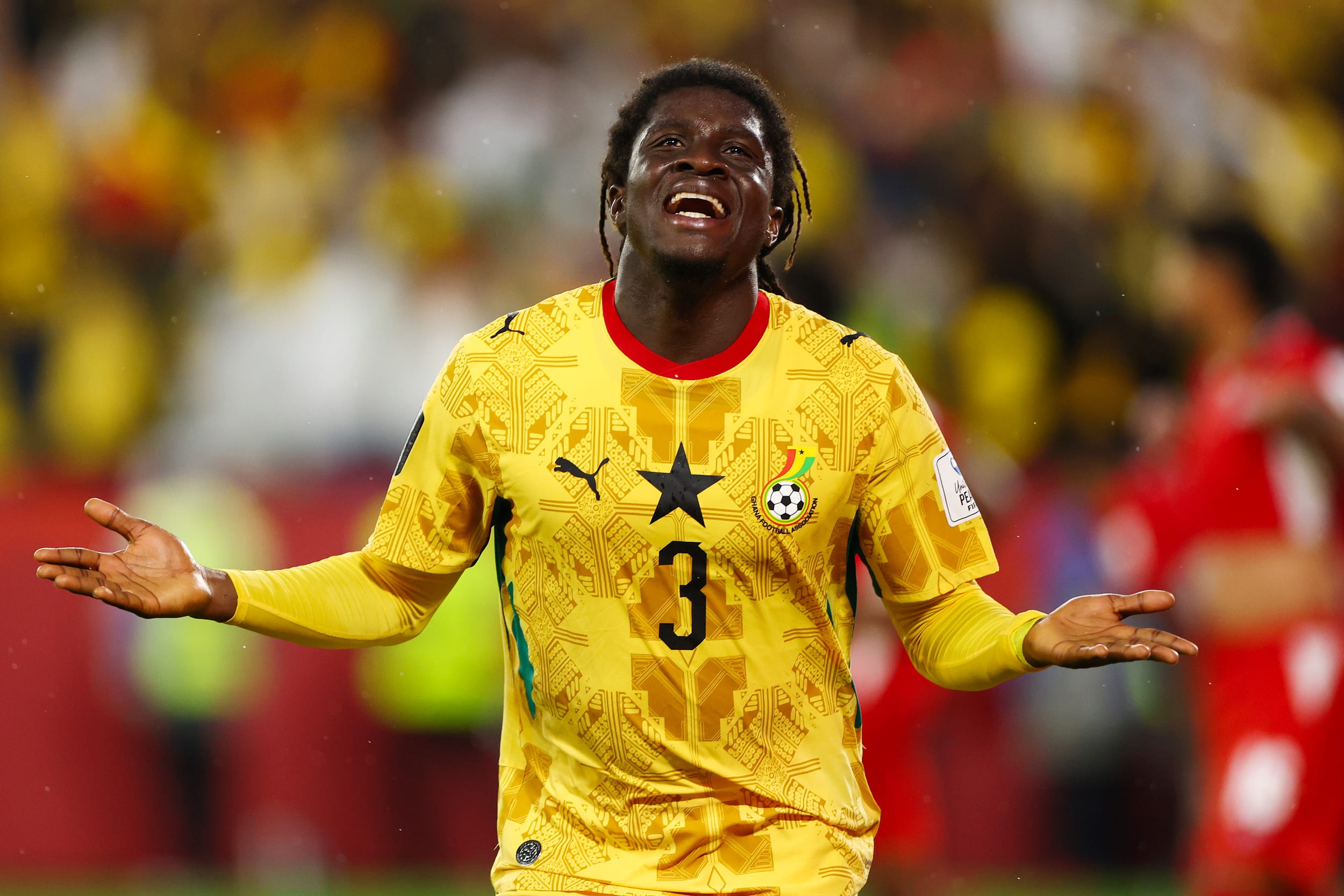 Caleb Yirenkyi #3 of Ghana