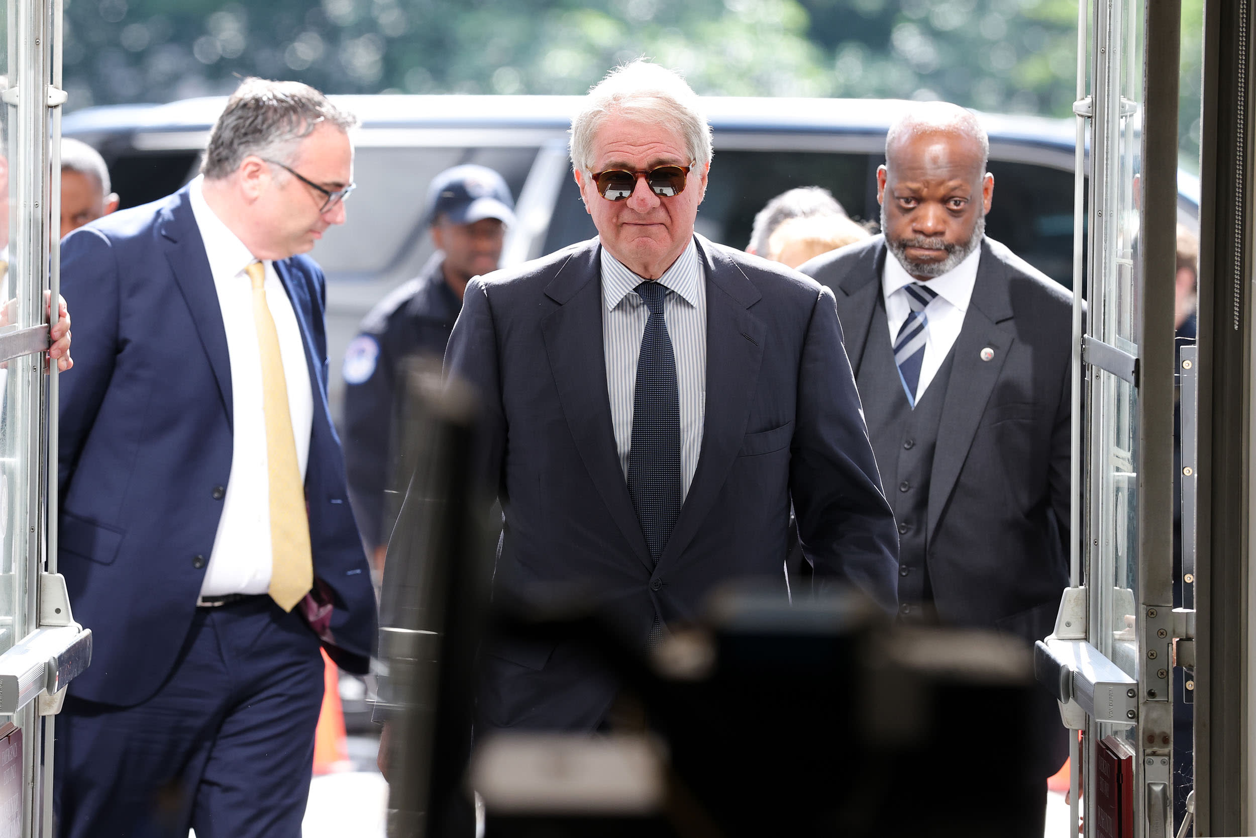 Leon Black, former CEO of Apollo Global Management, arrives to testify at a closed-door interview with the House Oversight Committee on on June 26, 2026.