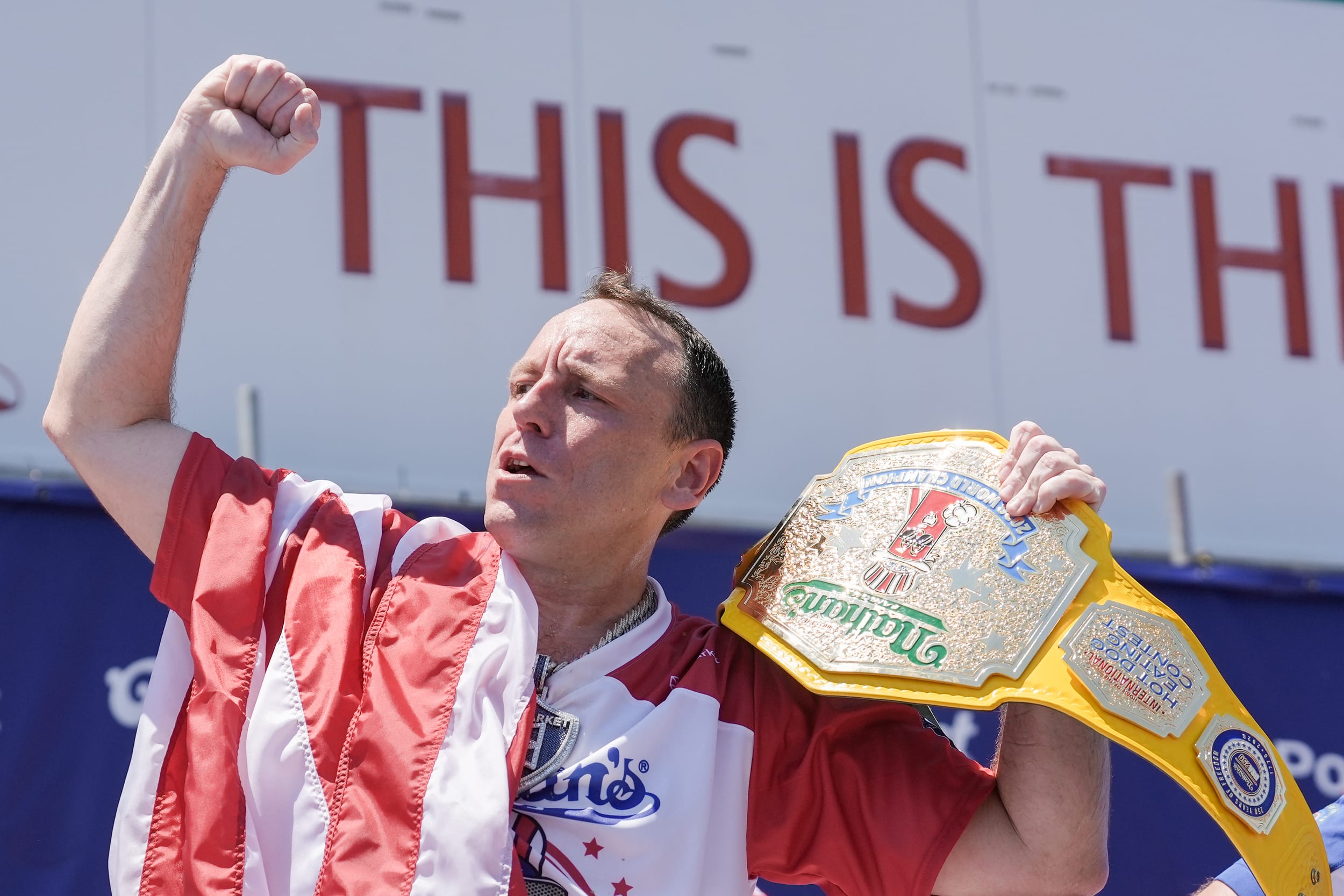 Joey Chestnut.