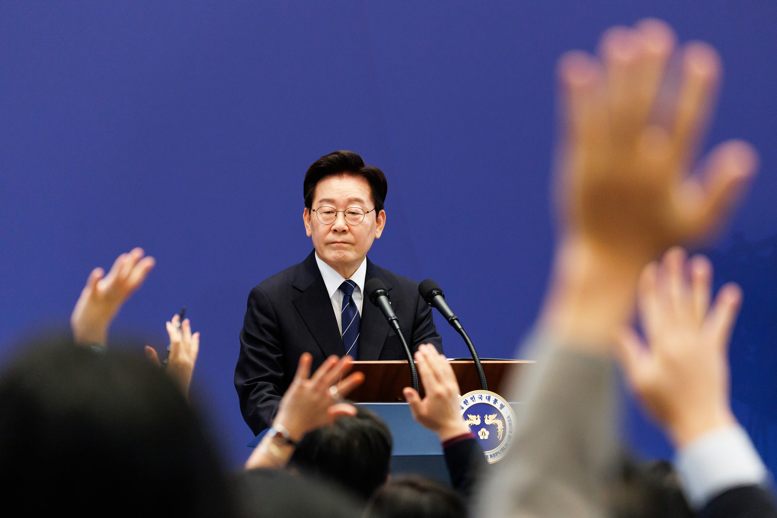South Korean President Lee Jae Myung News Conference
