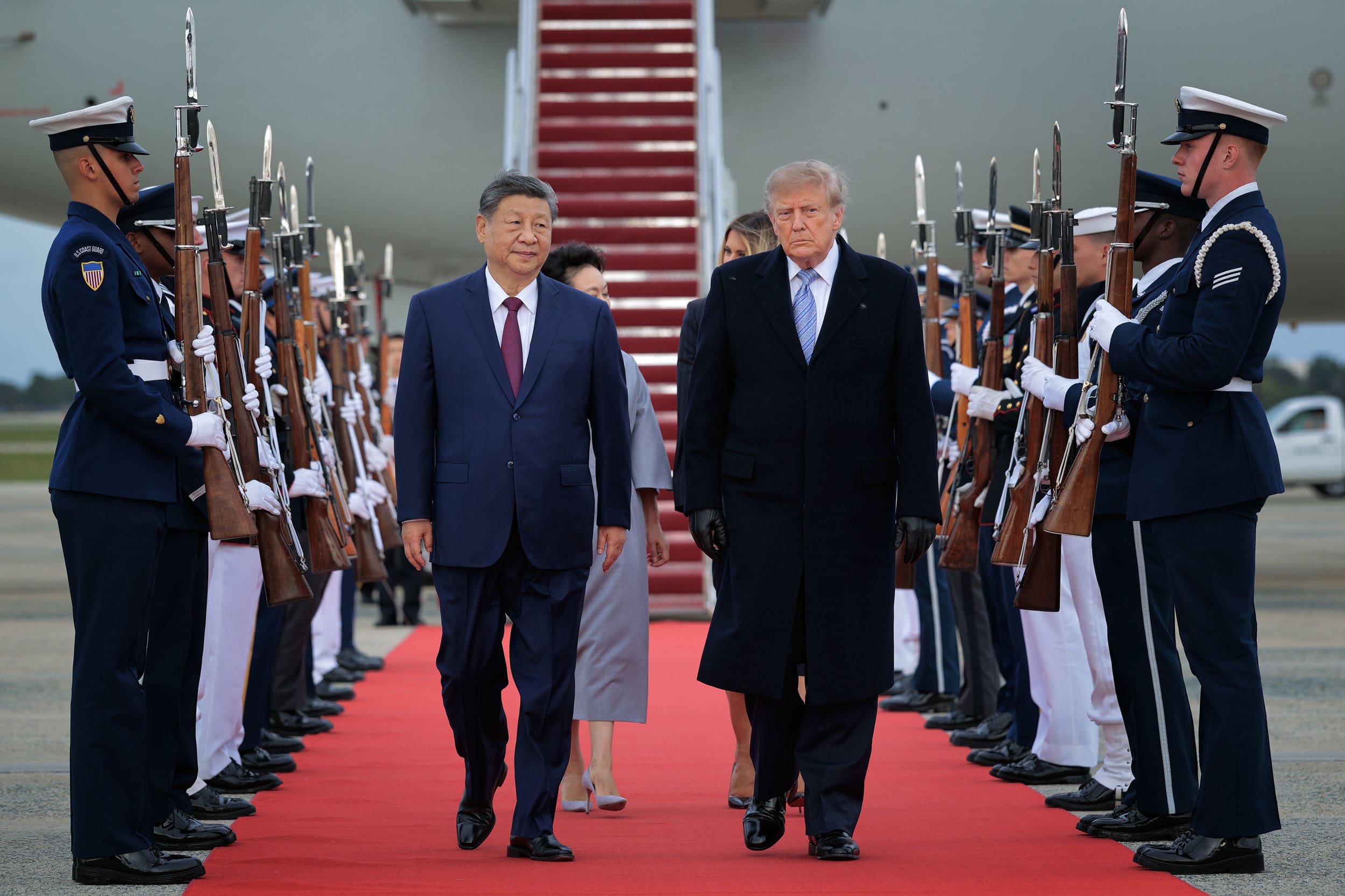 President Trump Welcomes China's President Xi At Joint Base Andrews
