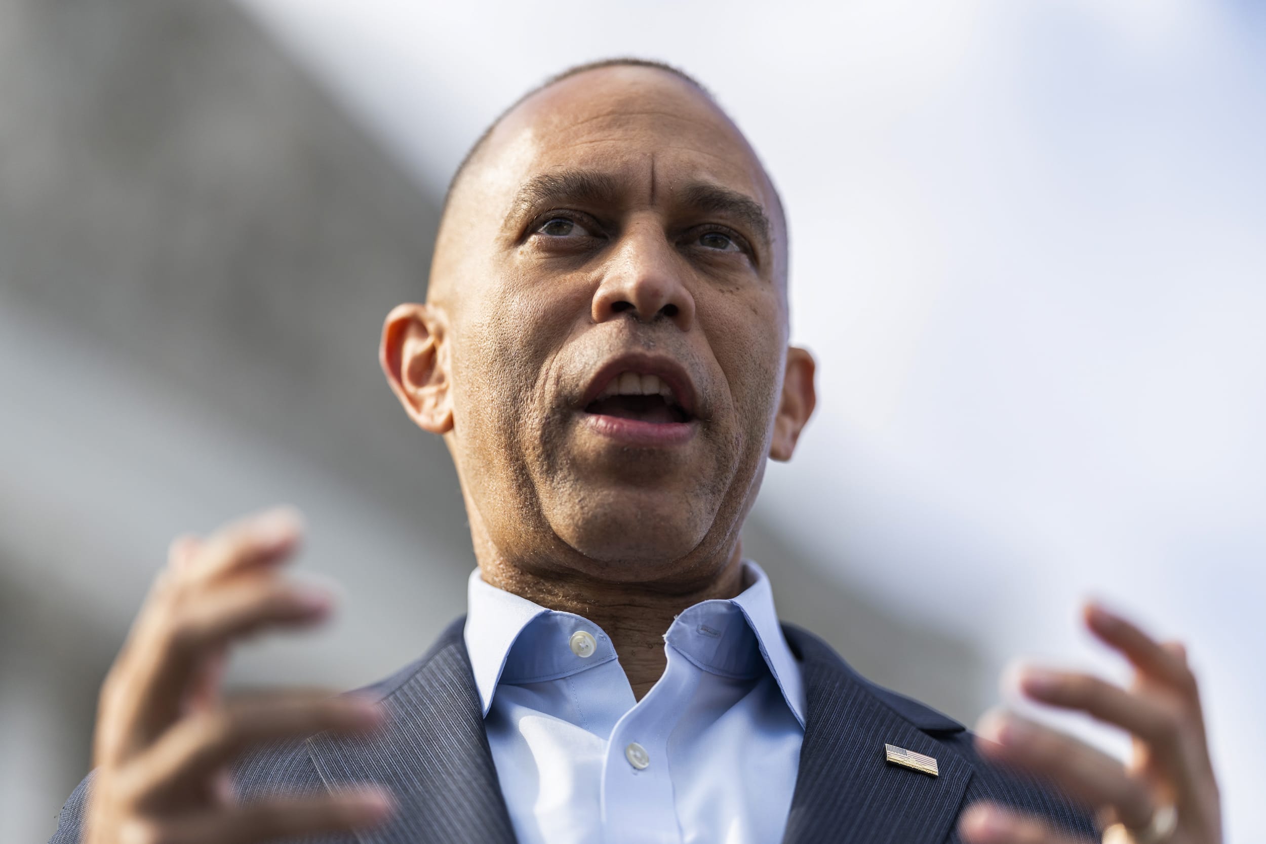 U.S. House Minority Leader Hakeem Jeffries.