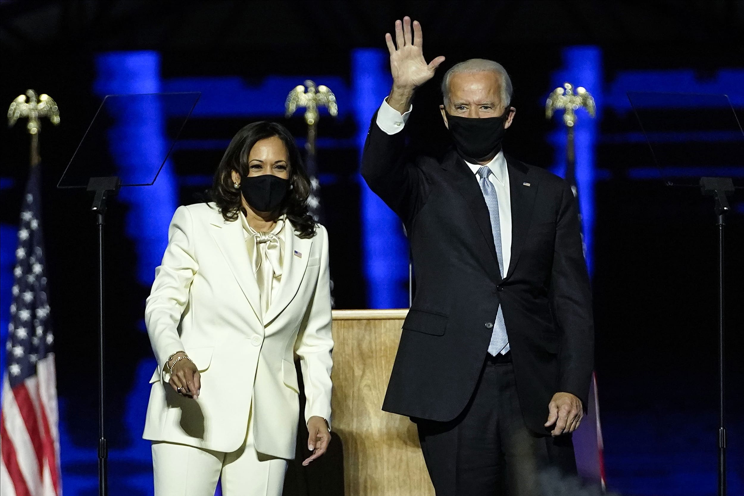 Image: Joe Biden, Kamala Harris, mask