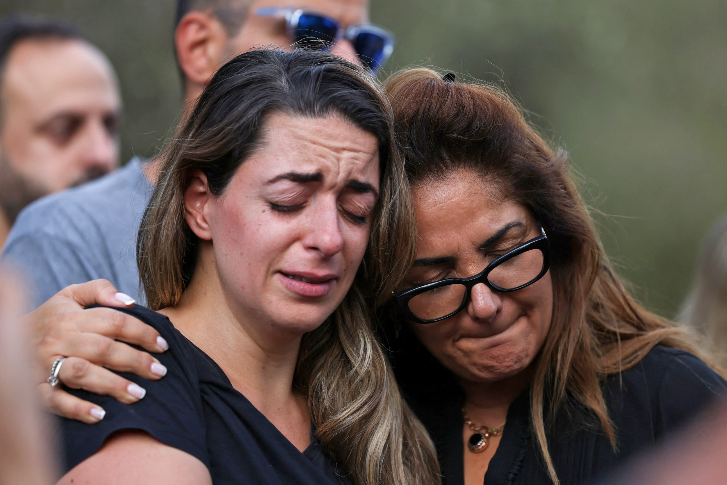 Funeral of Yosef Vahav from Kibbutz Nir Oz, in Beit Guvrin